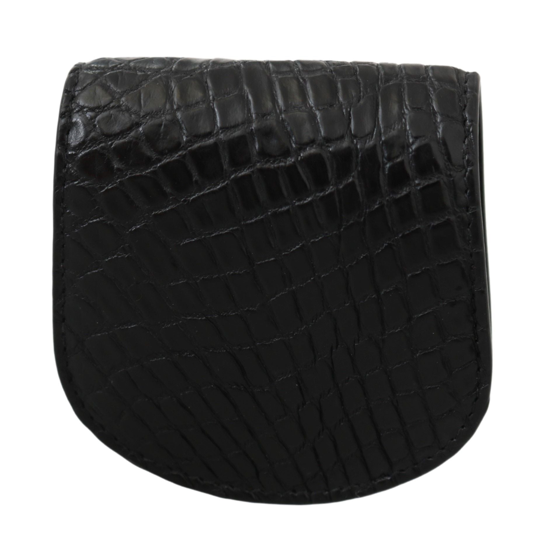 Dolce & Gabbana Svart Kondomfodral med Pocket i Exotisk Hud