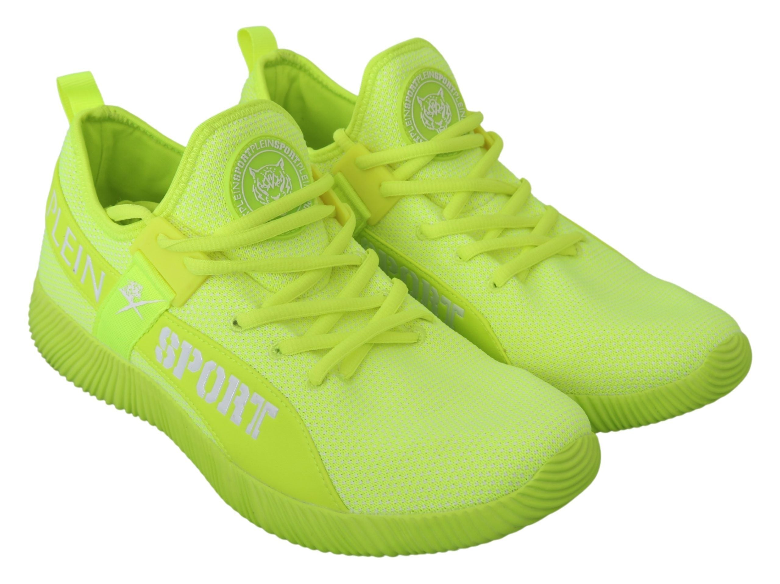 Philipp Plein Gröna CARTER-logotyp Höga sneakers