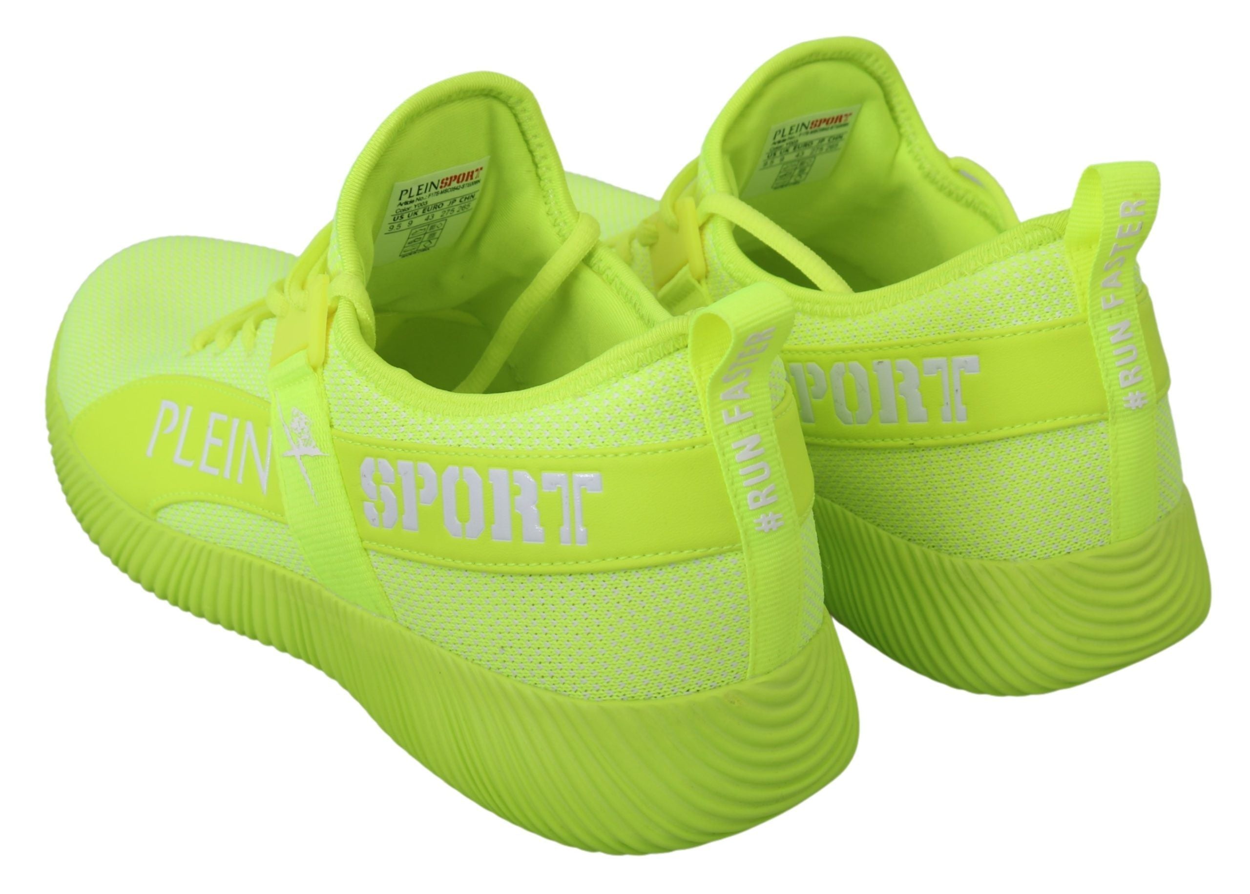 Philipp Plein Gröna CARTER-logotyp Höga sneakers