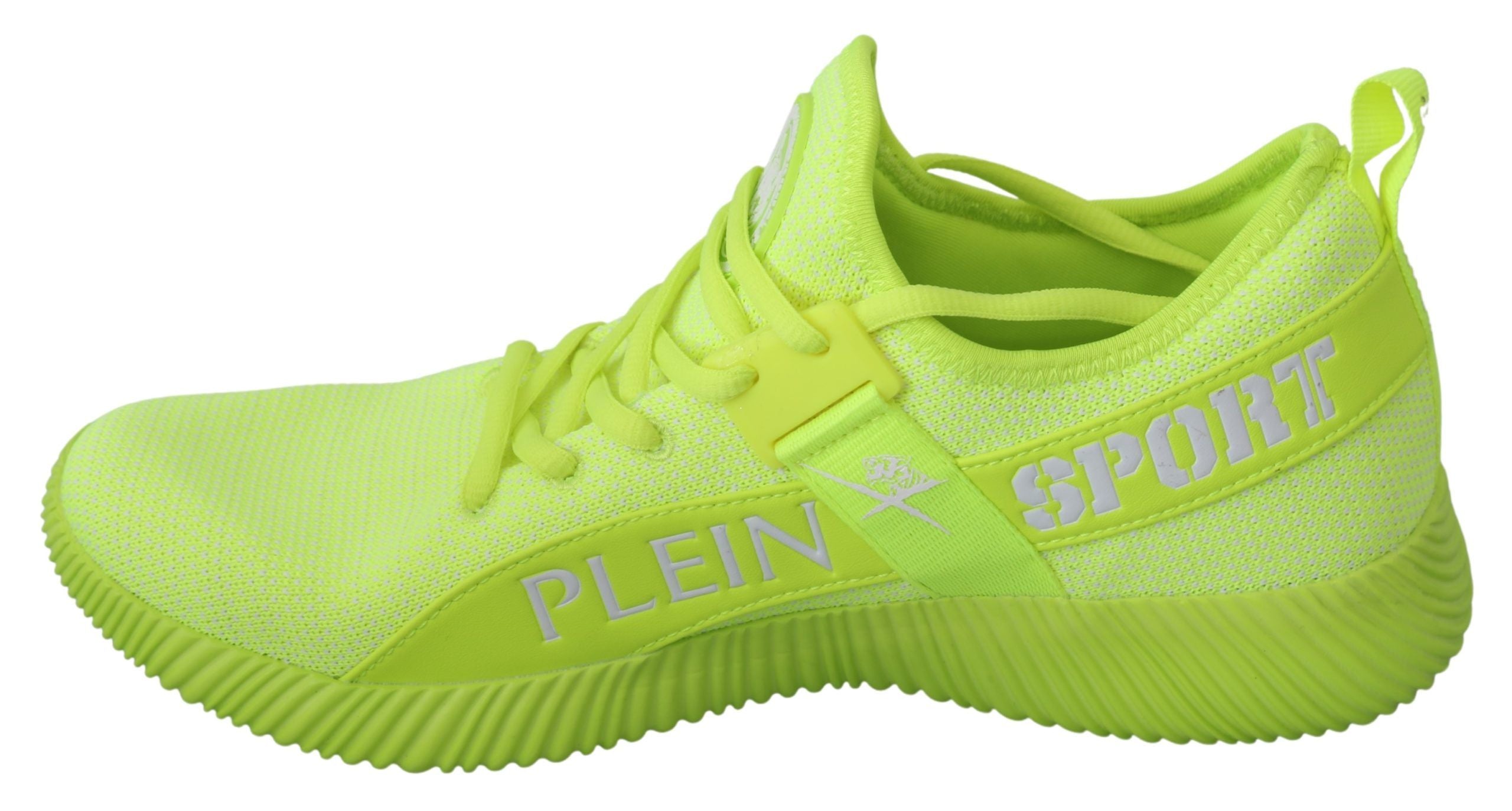 Philipp Plein Gröna CARTER-logotyp Höga sneakers