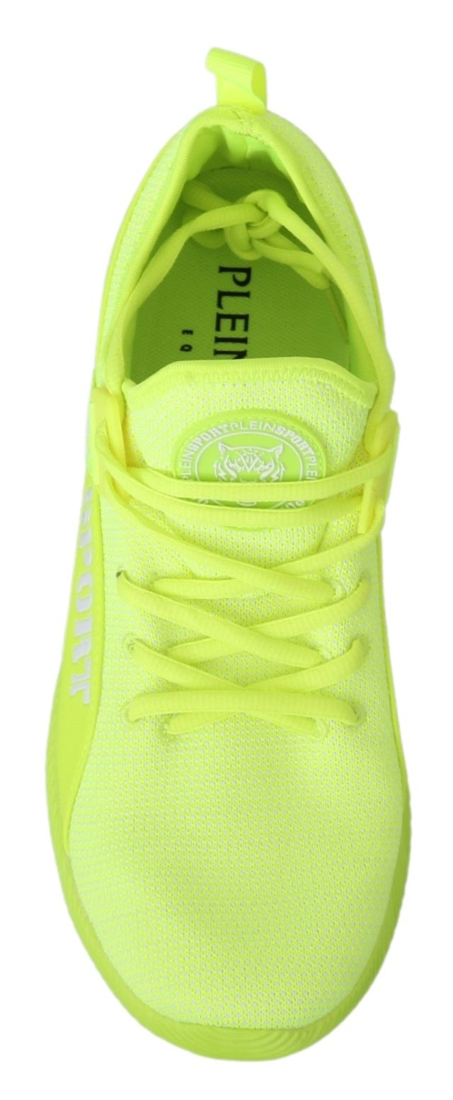 Philipp Plein Gröna CARTER-logotyp Höga sneakers