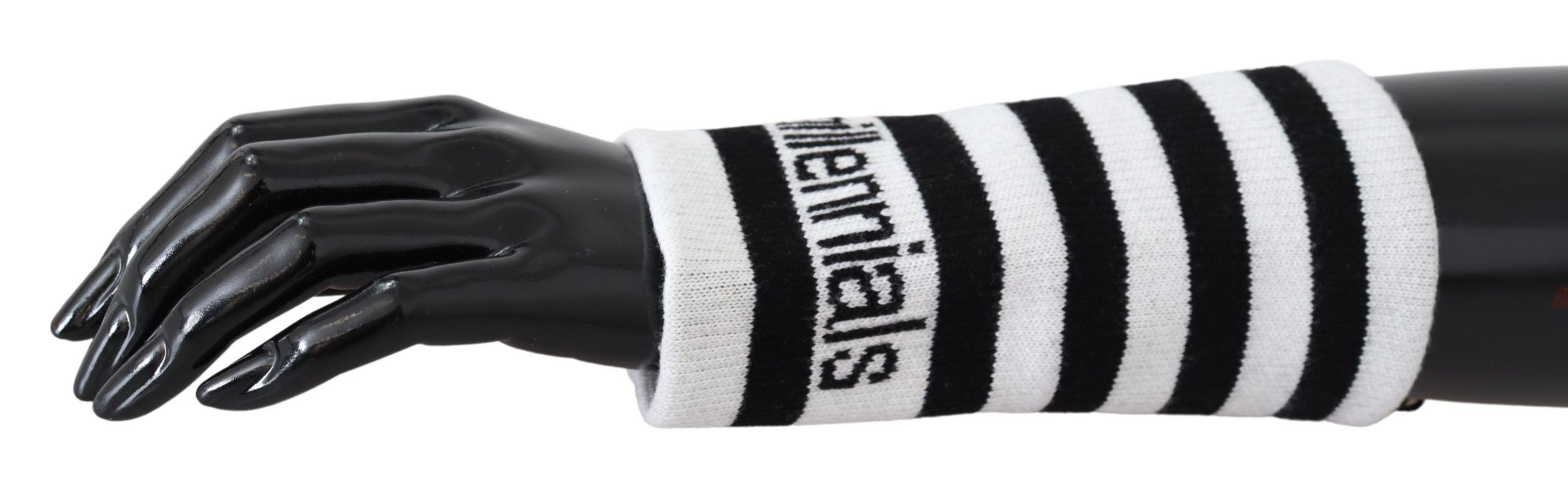 Dolce & Gabbana Svartvitt Ull DGMillennials Armband