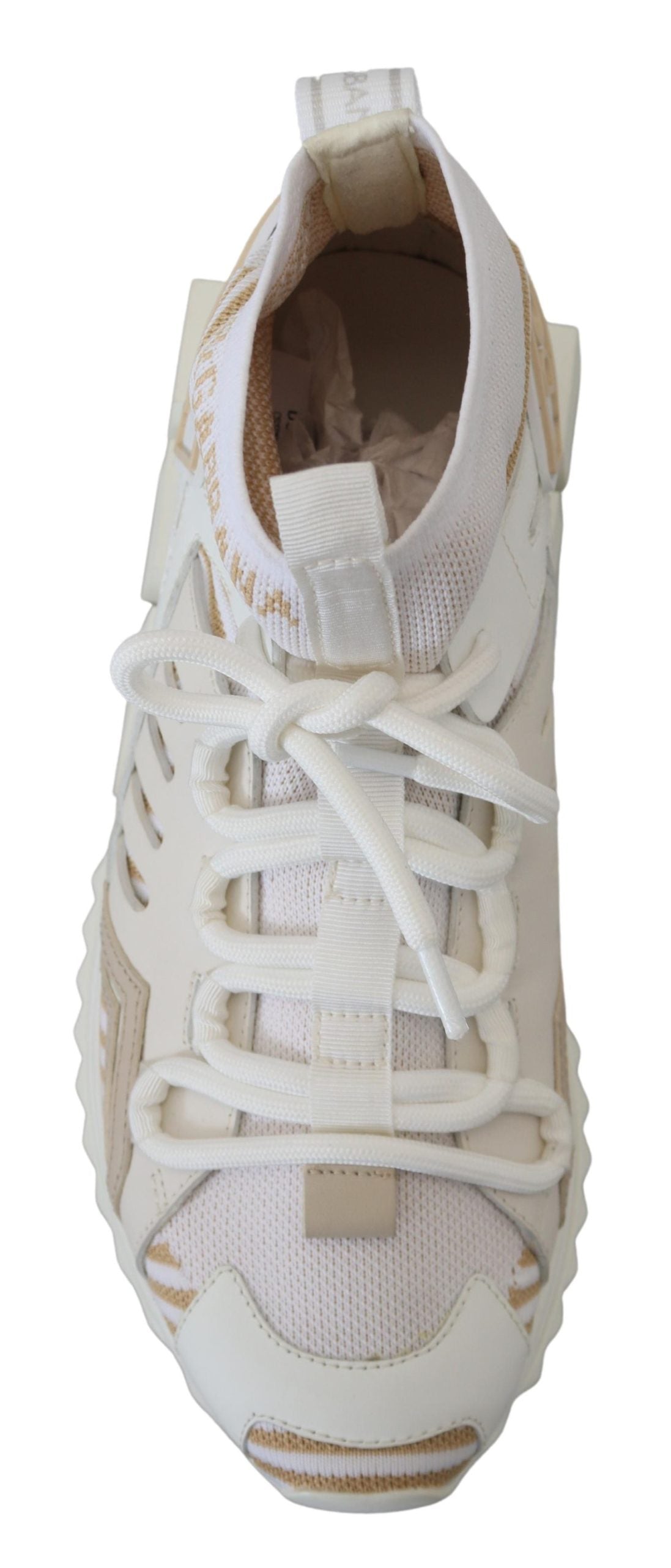 Dolce & Gabbana Vita Beige Sorrento Sneakers Skor