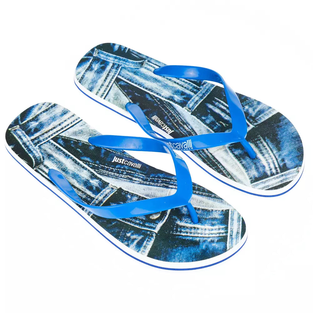 Just Cavalli Ljusblå EVA Herr Sandaler