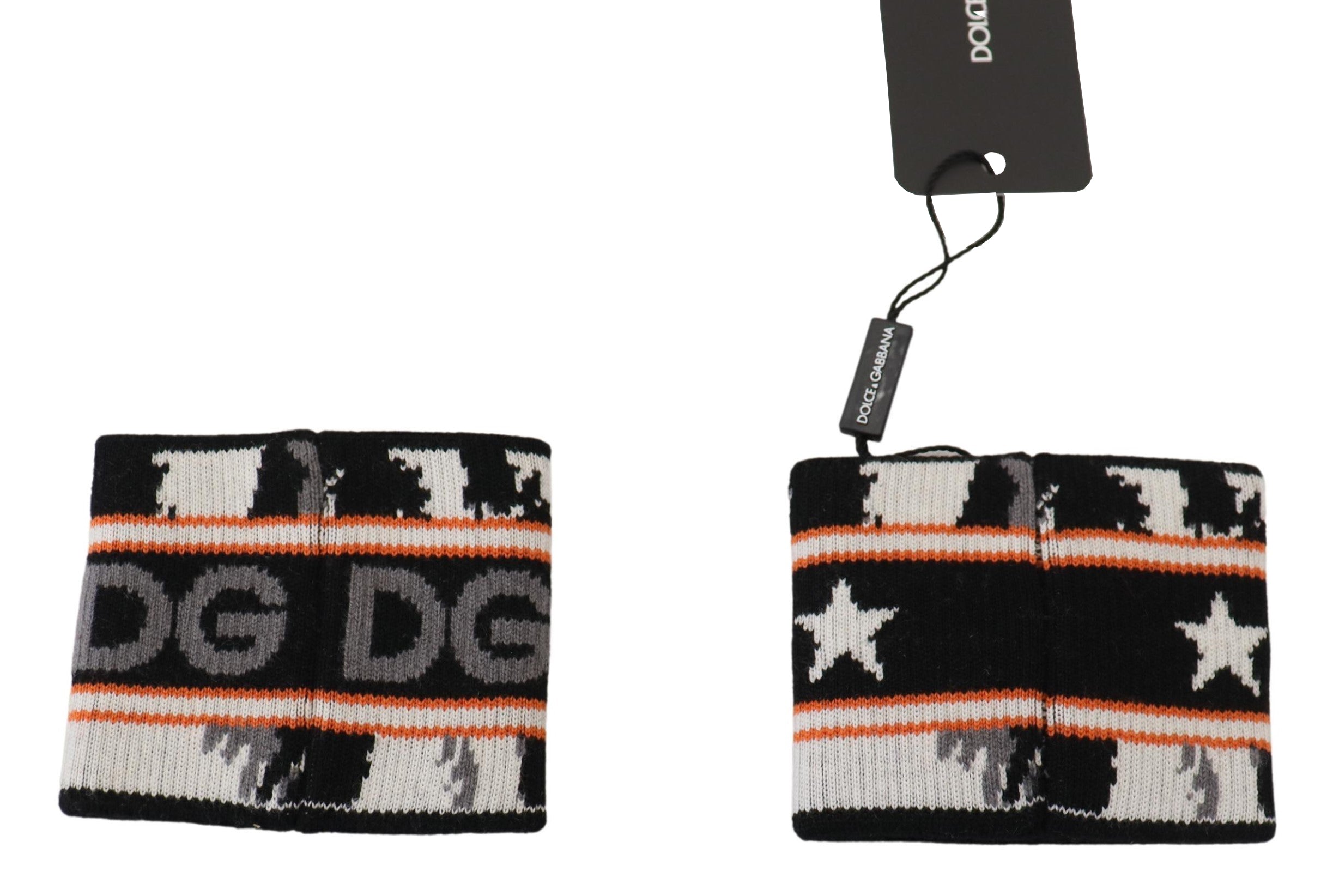 Dolce & Gabbana Orange och grått tvådelat set DG Royal armband