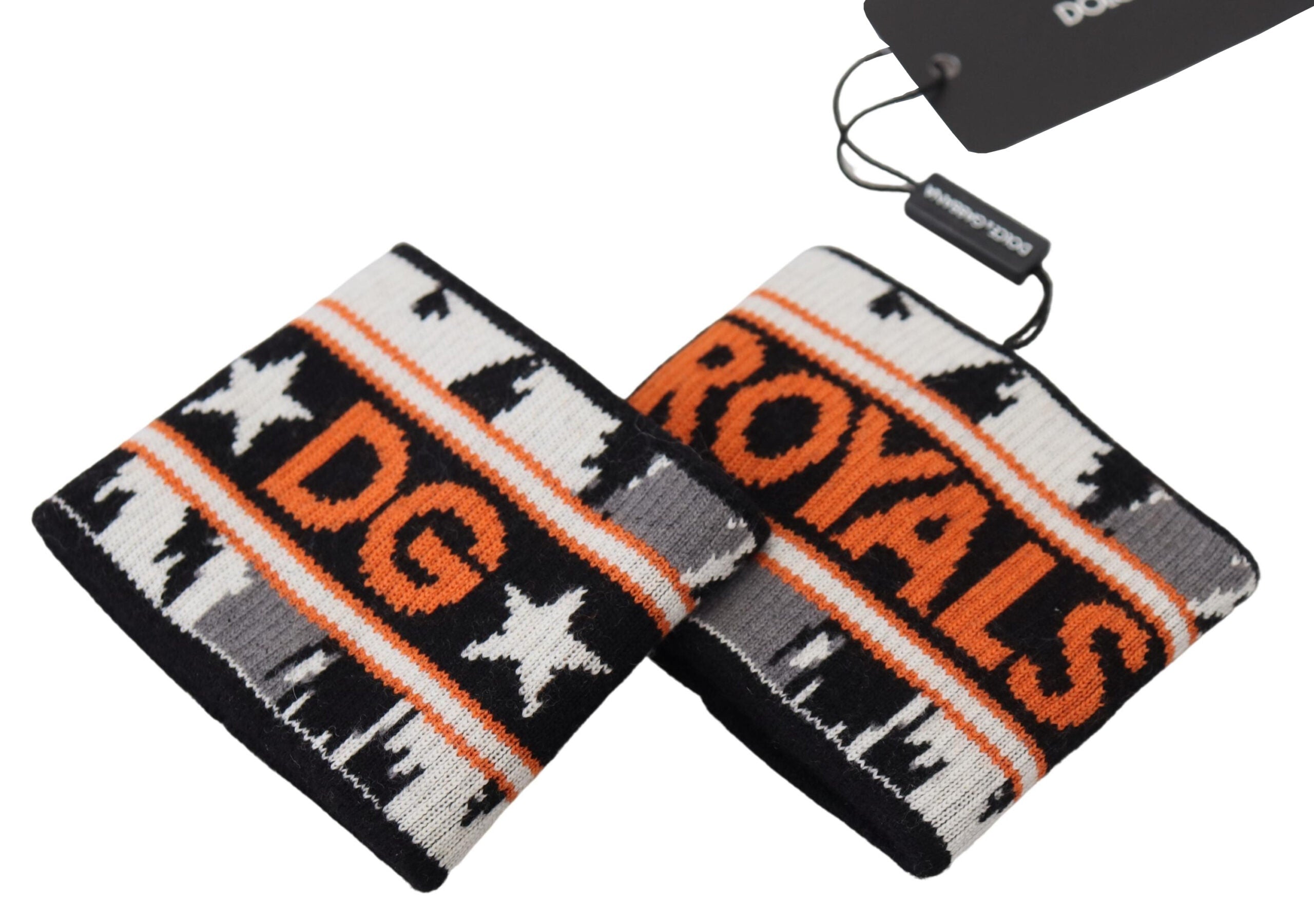 Dolce & Gabbana Orange och grått tvådelat set DG Royal armband
