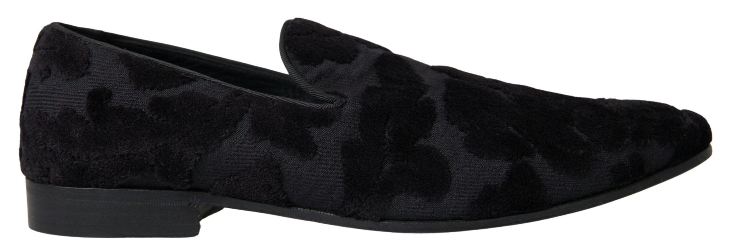 Dolce & Gabbana svarta brokadloafers formella skor