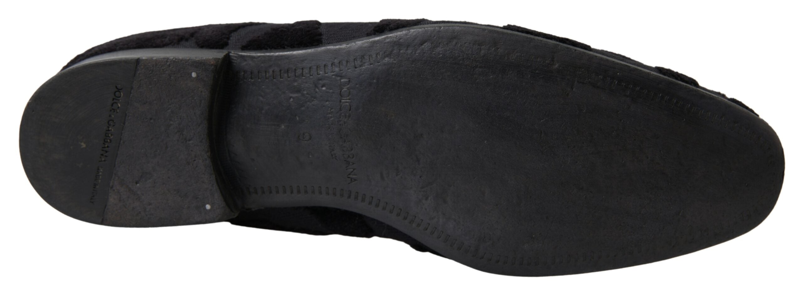 Dolce & Gabbana svarta brokadloafers formella skor