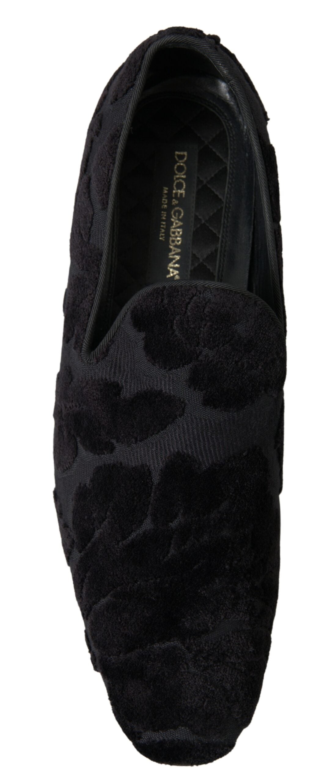 Dolce & Gabbana svarta brokadloafers formella skor