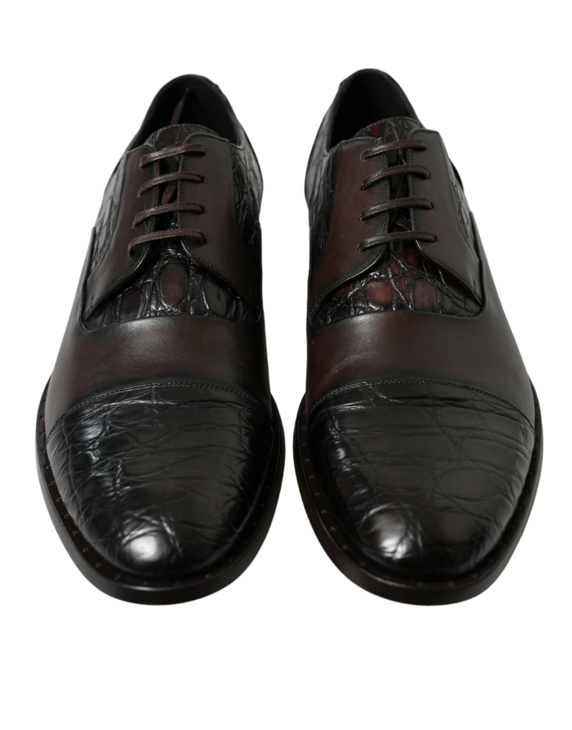 Dolce & Gabbana Bruna Exotiska Läderskor För Herr