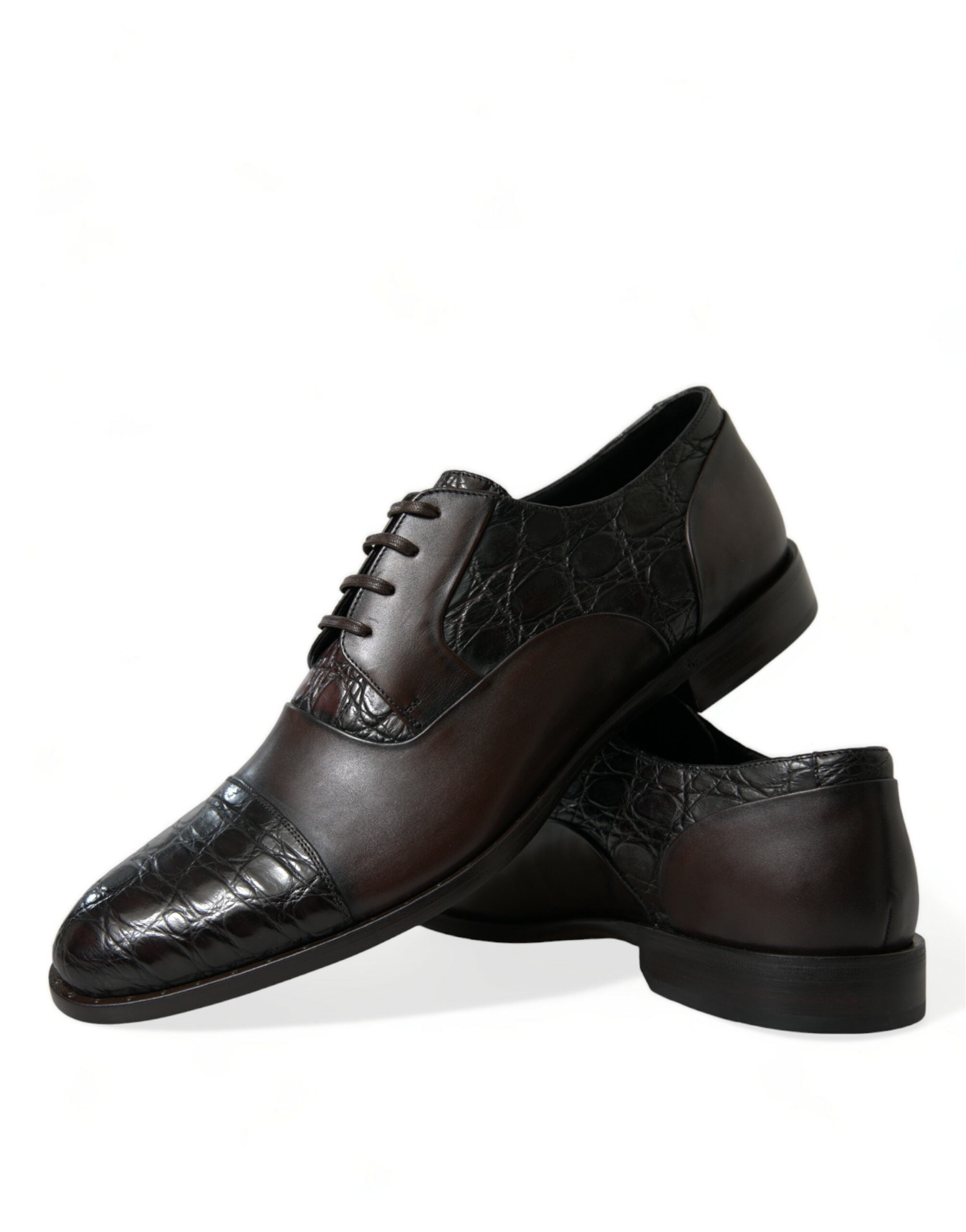 Dolce & Gabbana Bruna Exotiska Läderskor För Herr