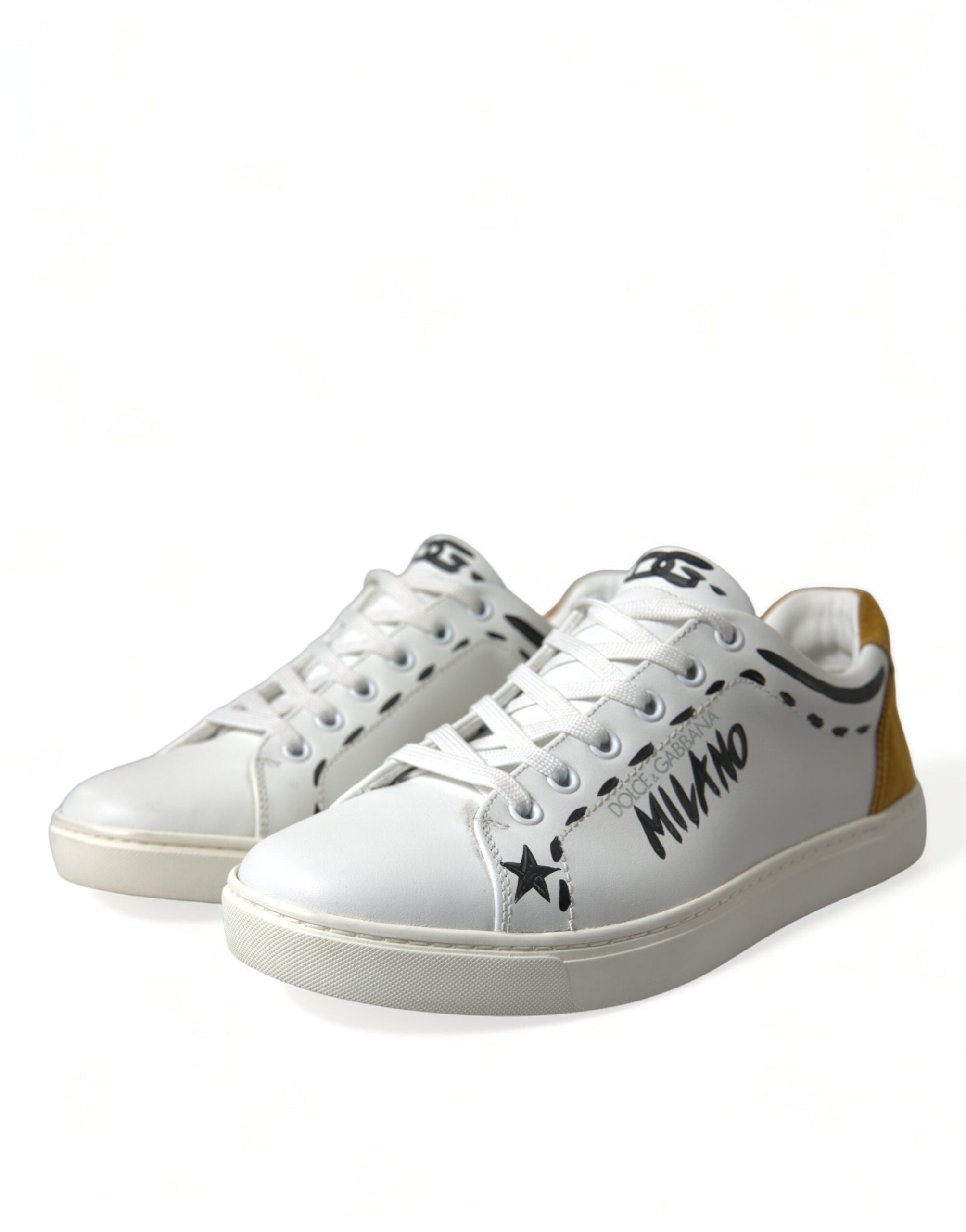 Dolce & Gabbana Vita Läder LOVE Milano Herr Sneakers Skor