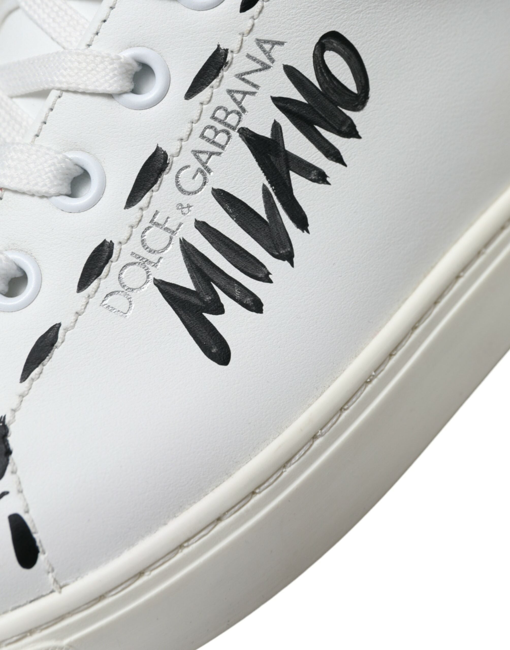 Dolce & Gabbana Vita Läder LOVE Milano Herr Sneakers Skor