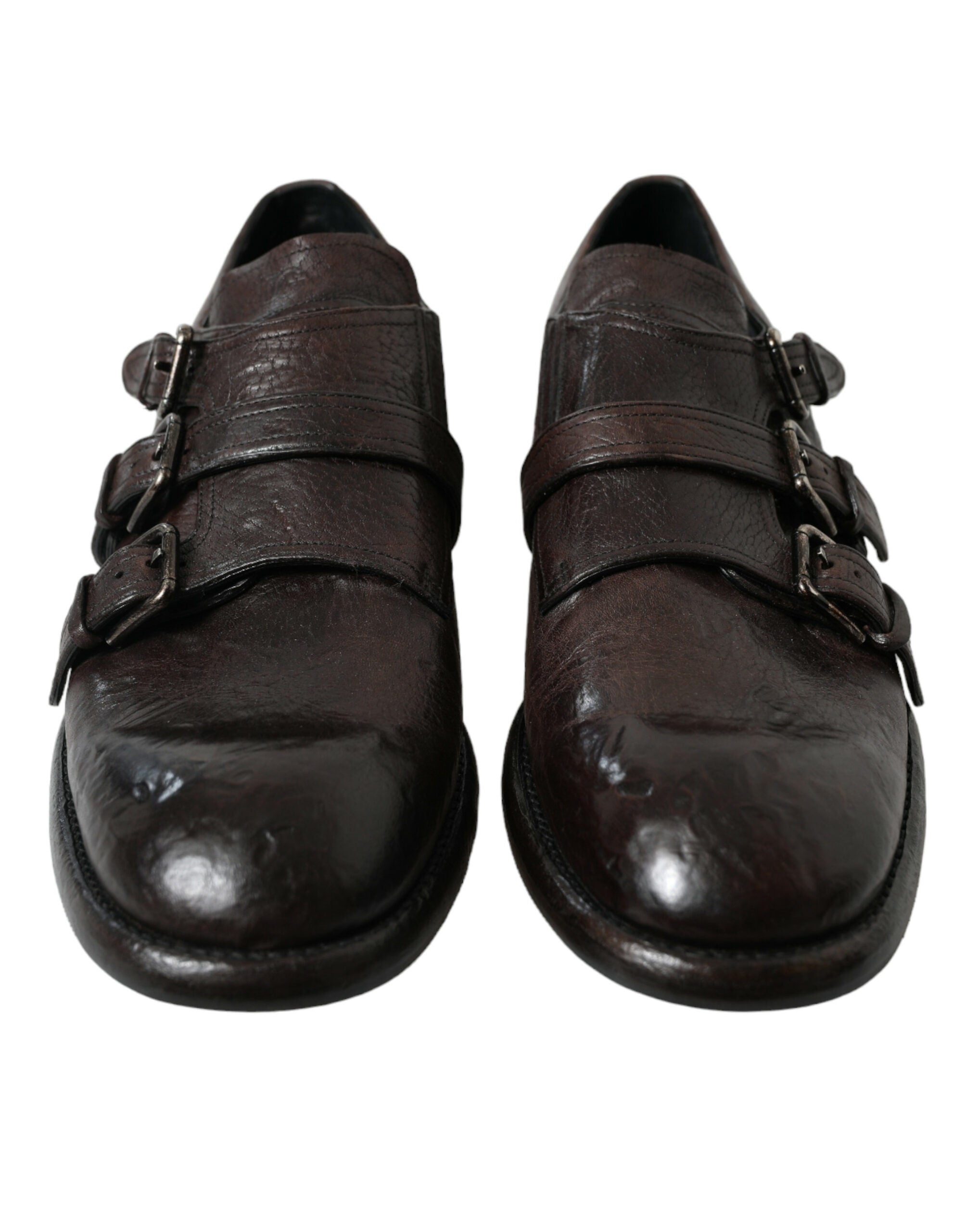 Dolce & Gabbana Bruna Läderremmar Formella Skor