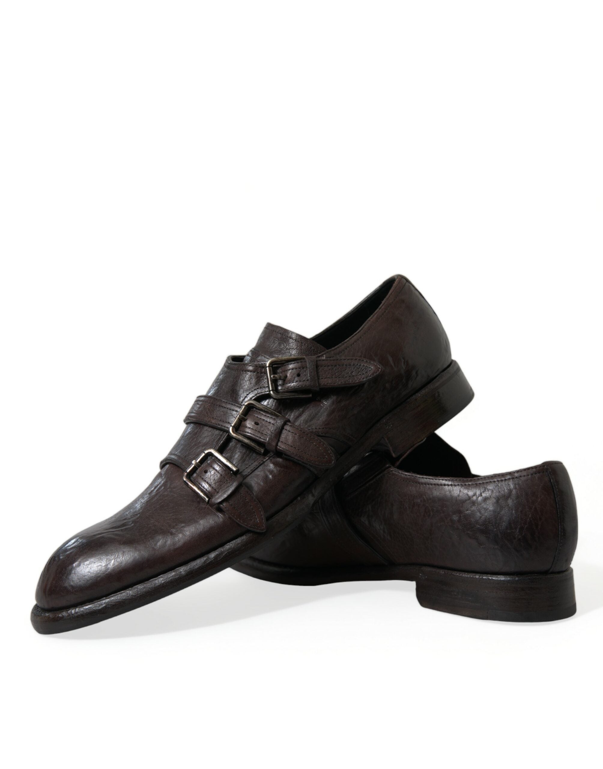 Dolce & Gabbana Bruna Läderremmar Formella Skor