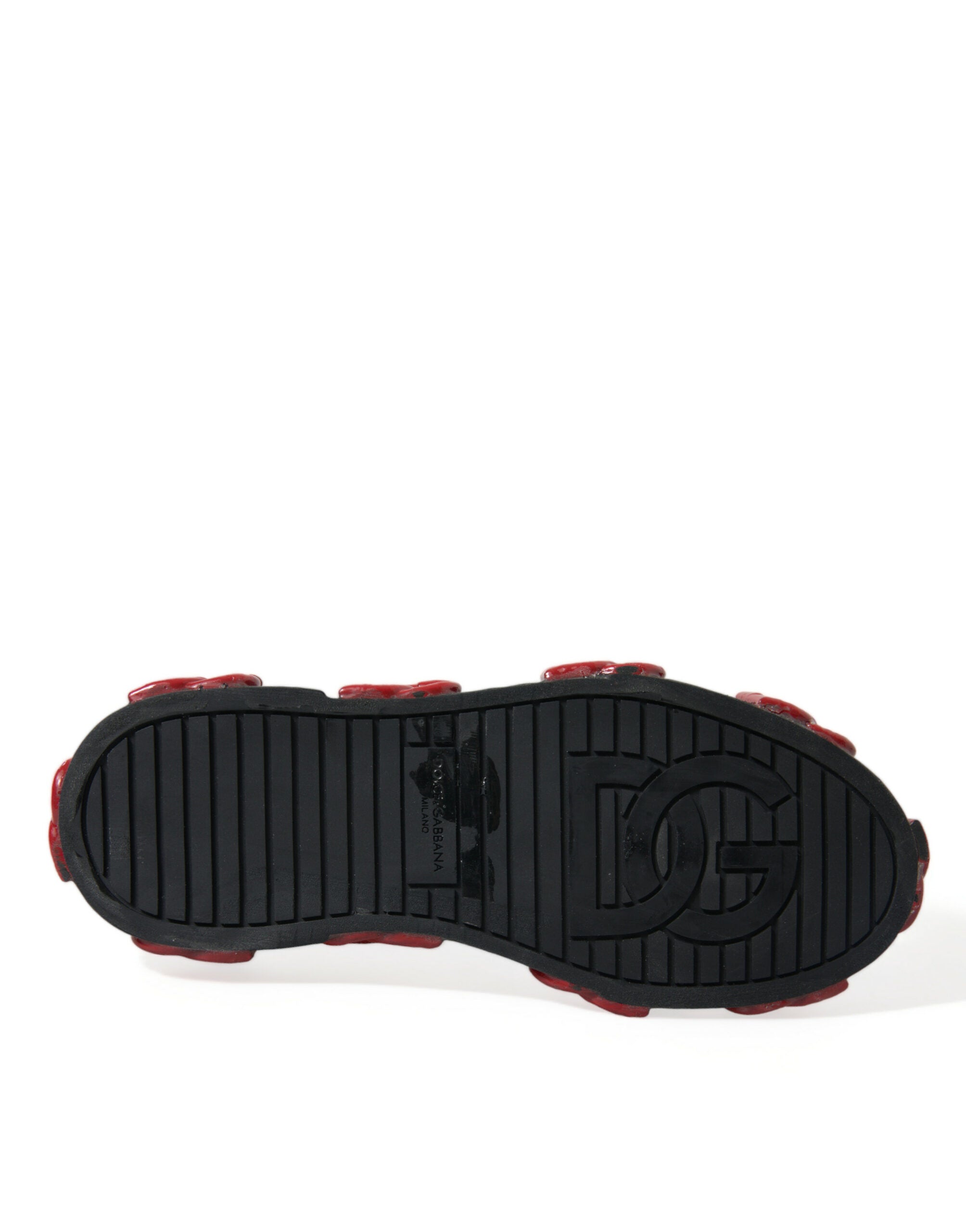Dolce & Gabbana Flerfärgade Kamouflage Höga Sneakers Skor