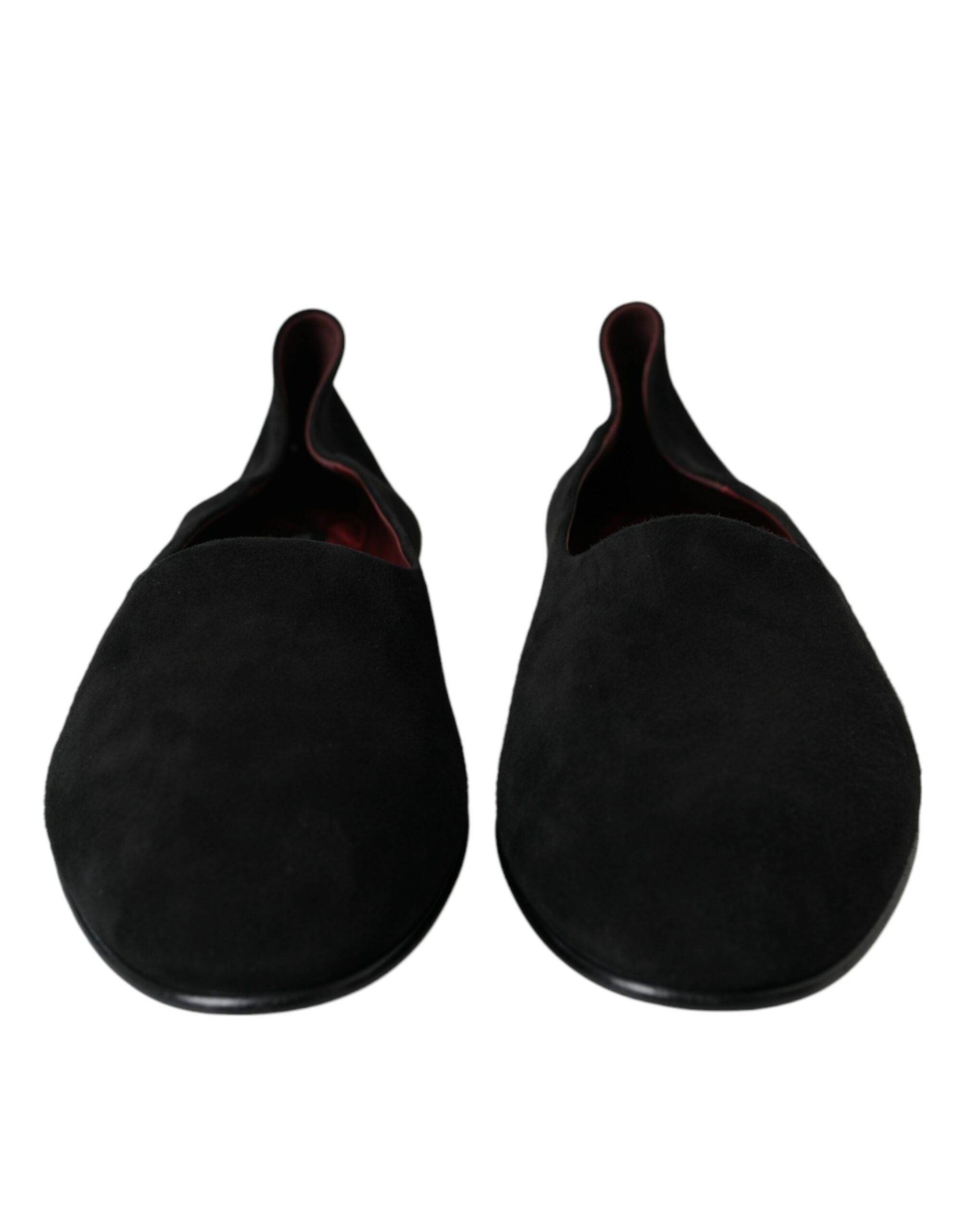 Dolce & Gabbana svarta mockaloafers för formella klänningar slip-on-skor
