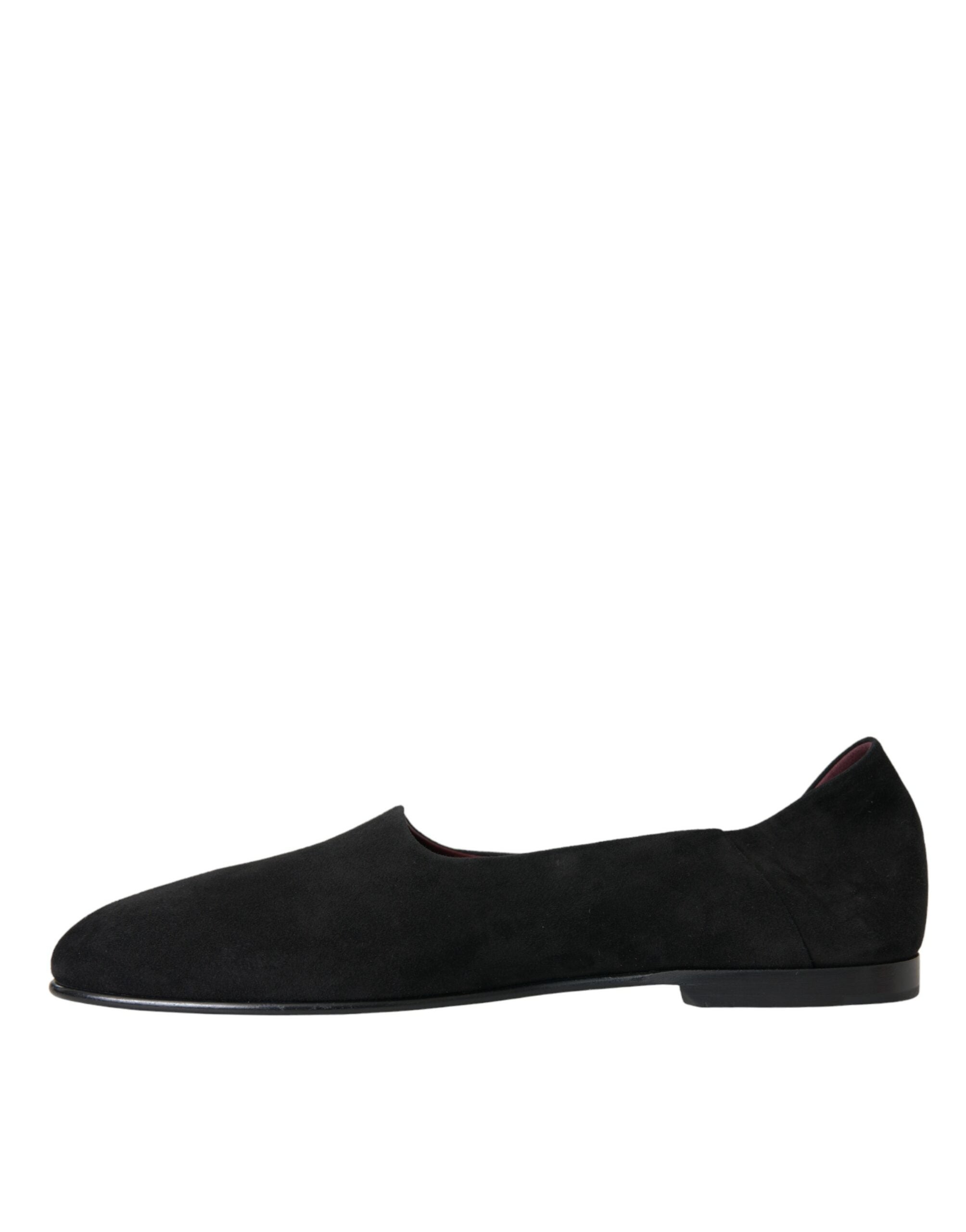 Dolce & Gabbana svarta mockaloafers för formella klänningar slip-on-skor