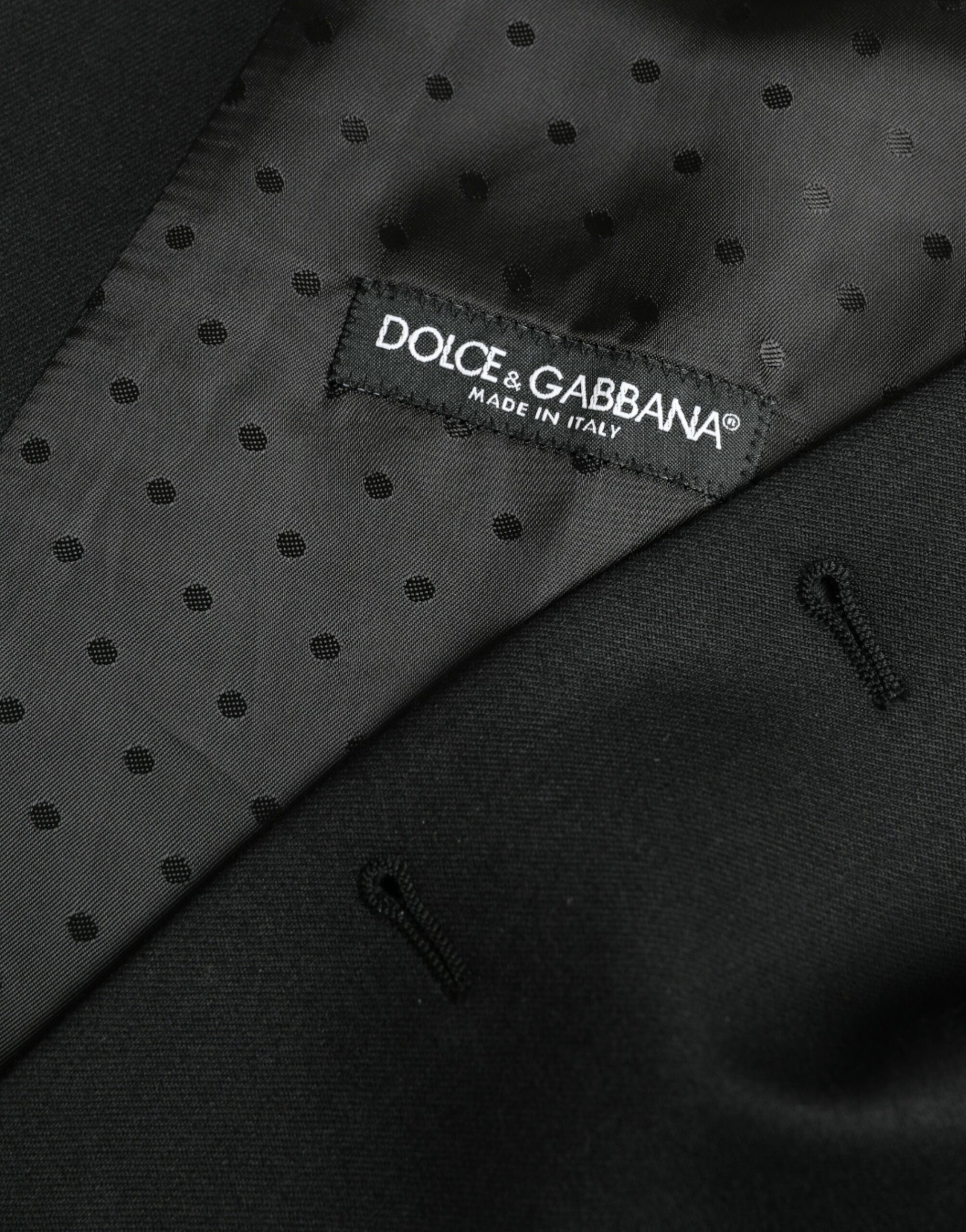 Dolce & Gabbana Svart Sidenväst Klänning Formell Väst