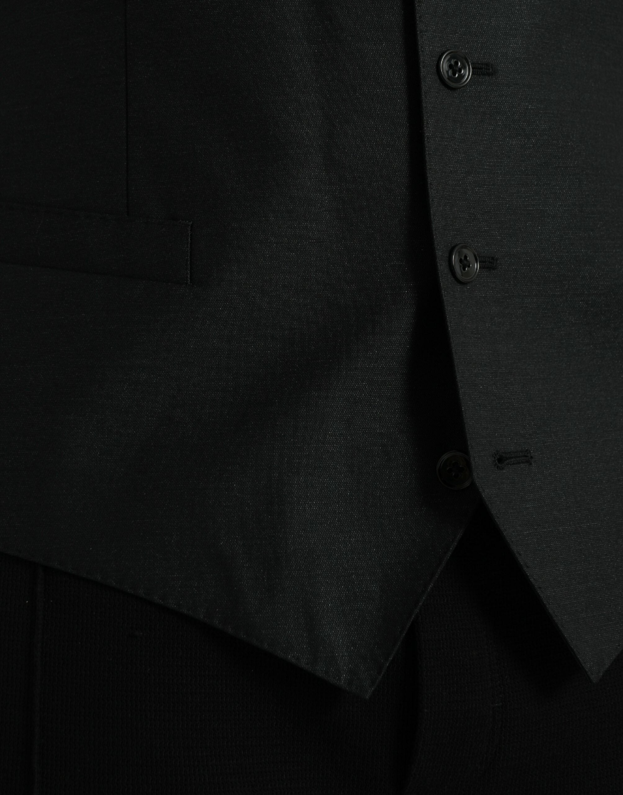 Dolce & Gabbana Svart Ullväst Klänning Formell Väst