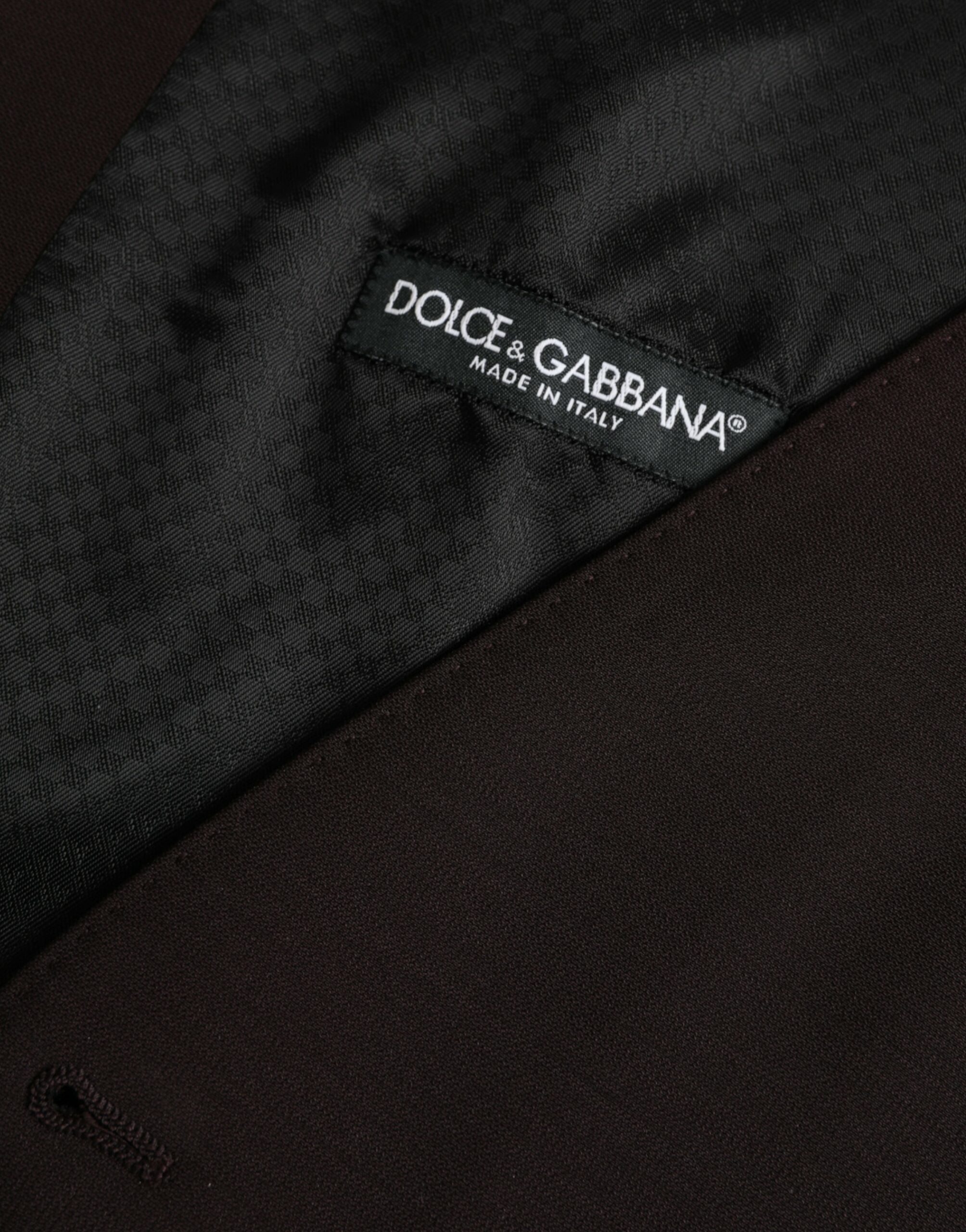 Dolce & Gabbana Brun Ullväst Klänning Formell Väst