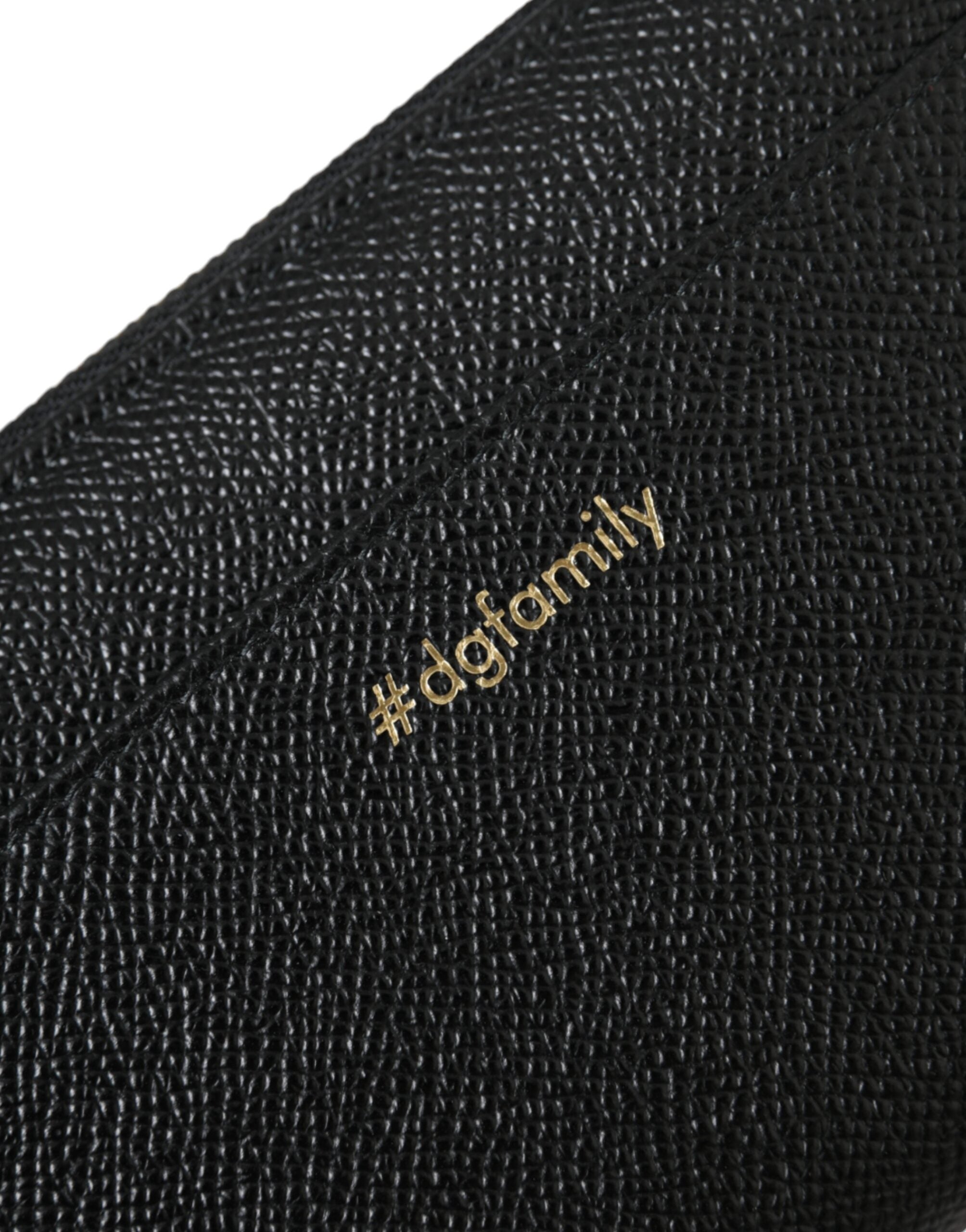 Dolce & Gabbana Black Blue Leather