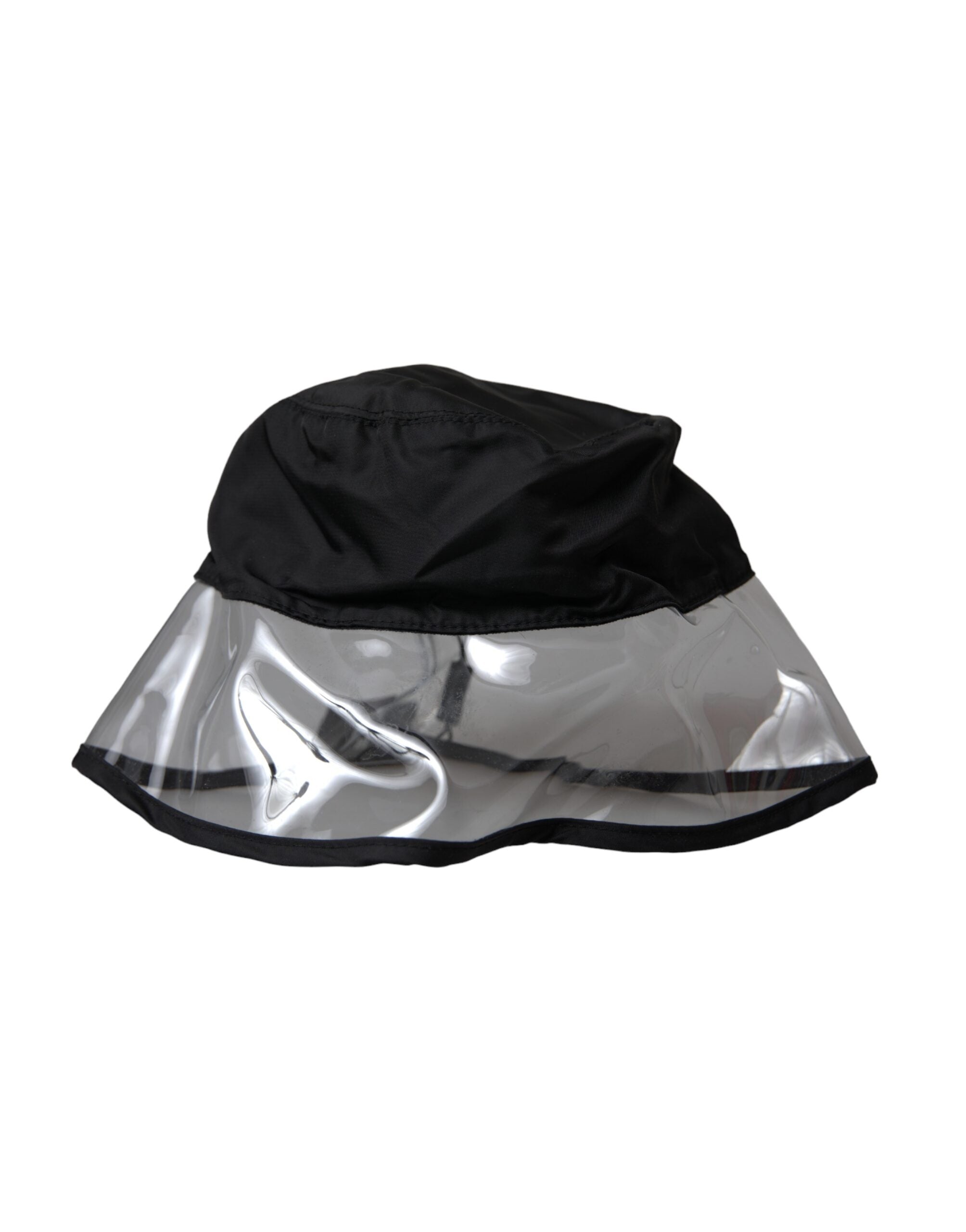 Dolce & Gabbana Svart Polyester Plast Bucket Hat Herr