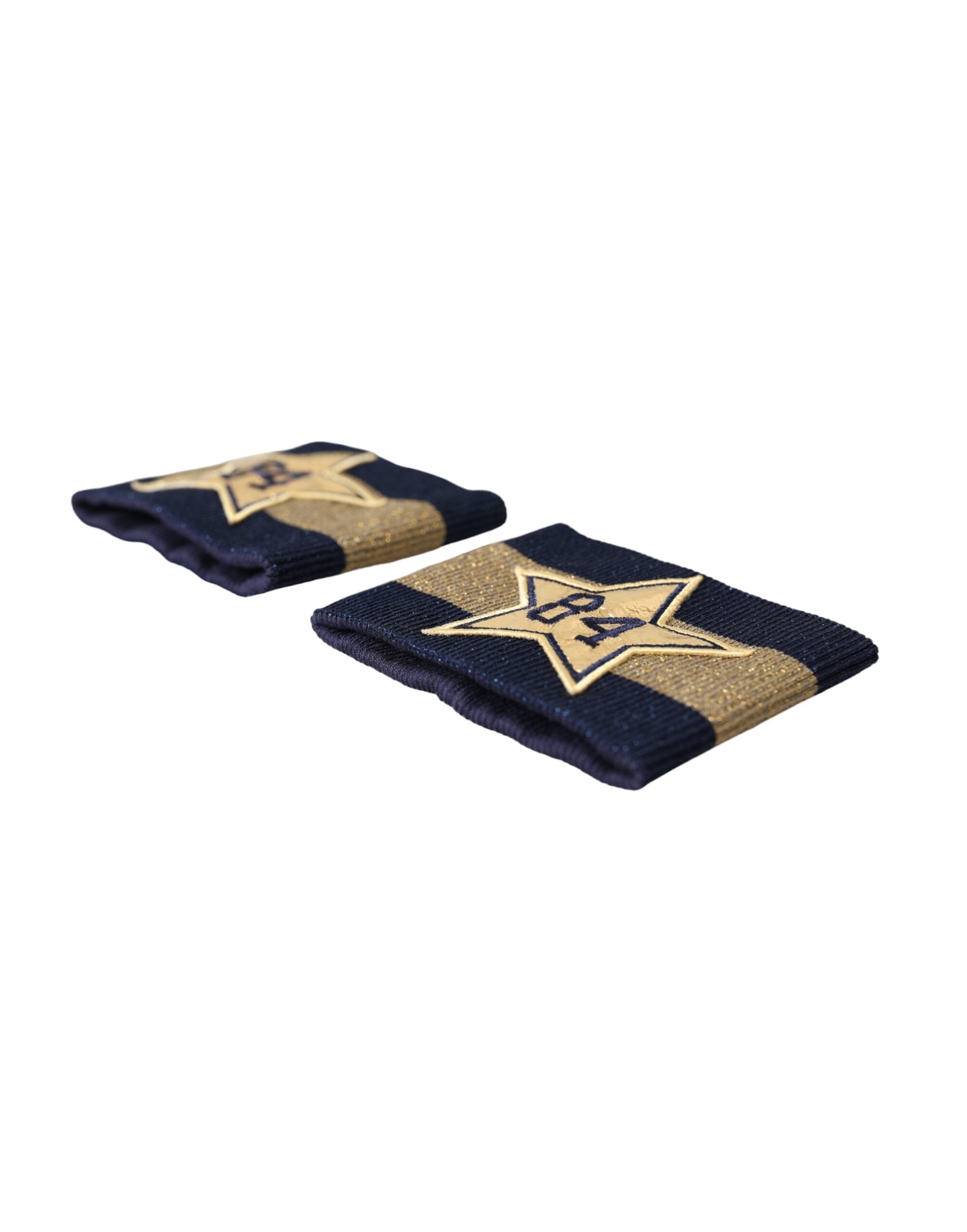 Dolce & Gabbana Svart Guld Logo Star 84 Viskosarmband