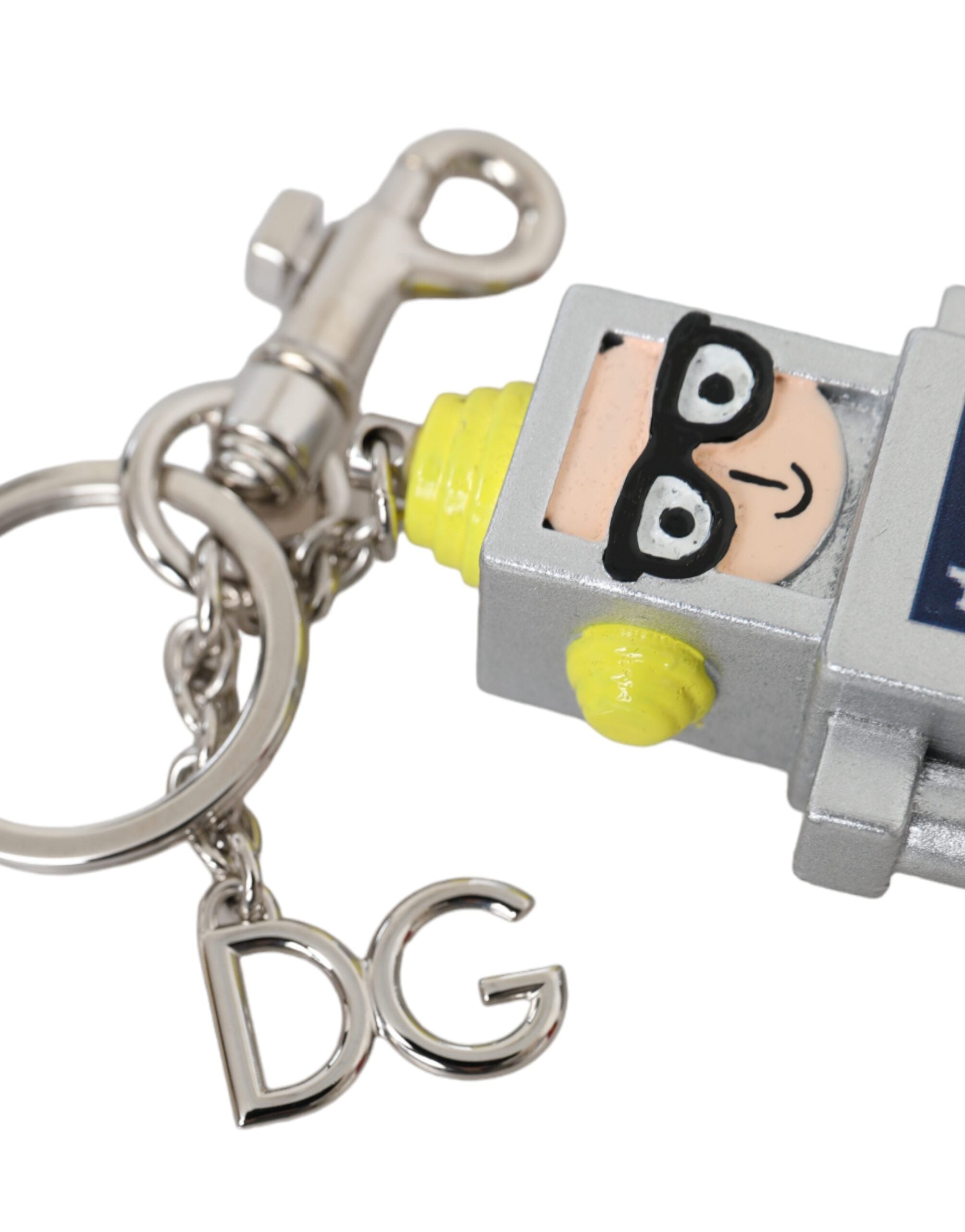 Dolce & Gabbana Flerfärgad Astronaut Rymdnyckelring i Metall med Logotyp