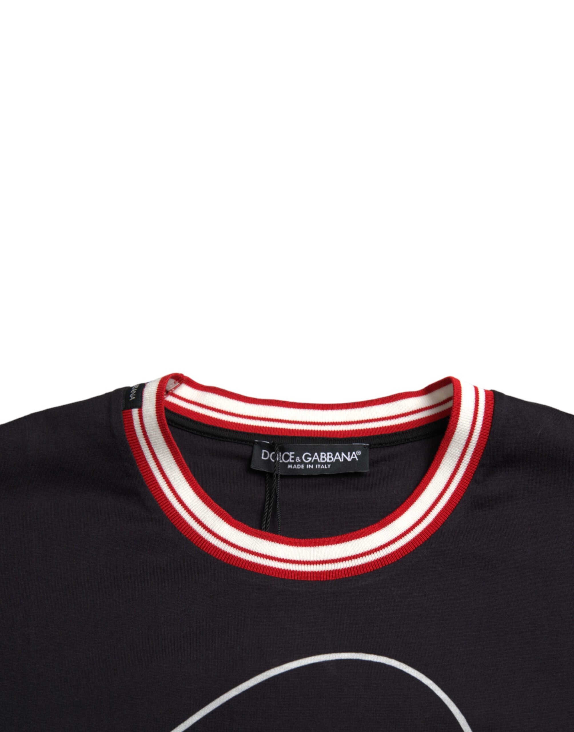 Dolce & Gabbana svart bomull 2019 Grisens år T-shirt