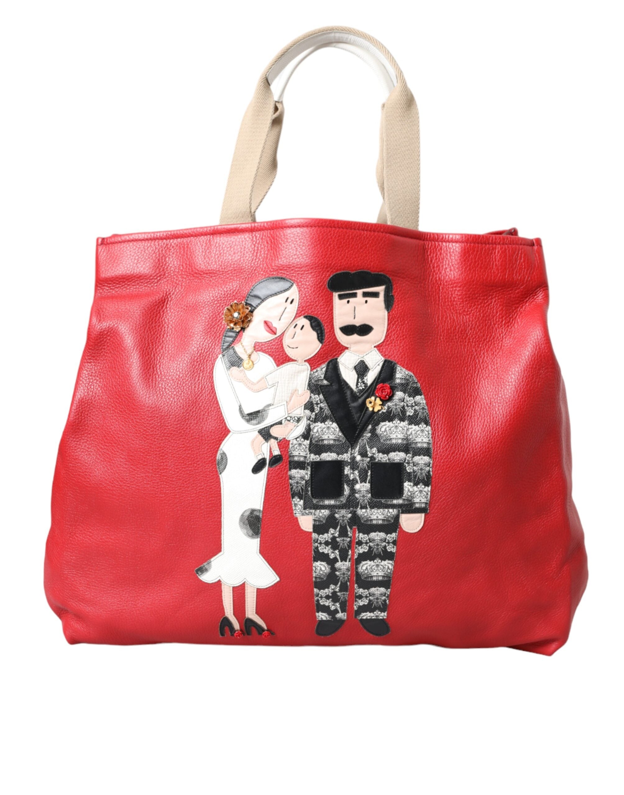 Dolce & Gabbana Red Leather