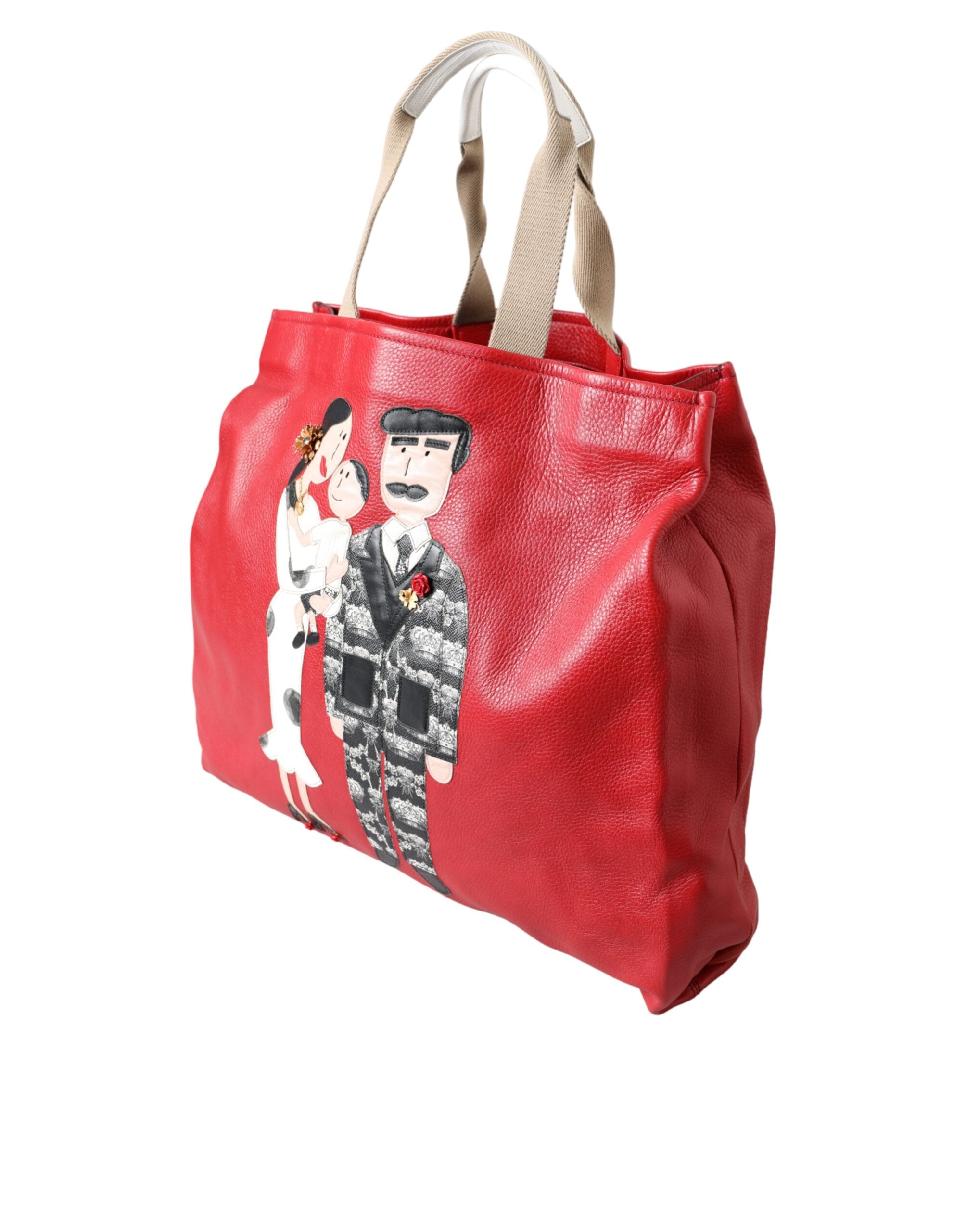 Dolce & Gabbana Red Leather