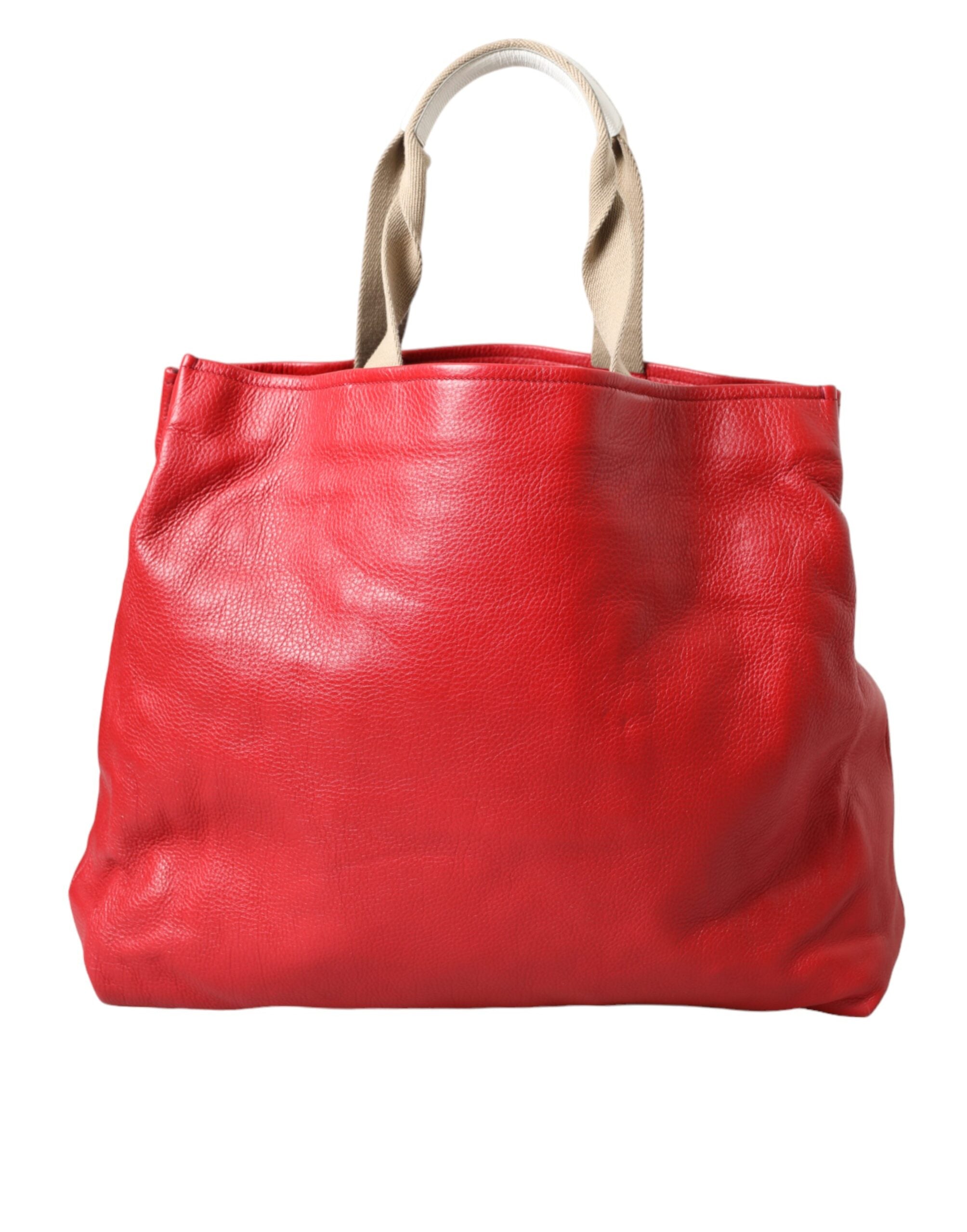 Dolce & Gabbana Red Leather