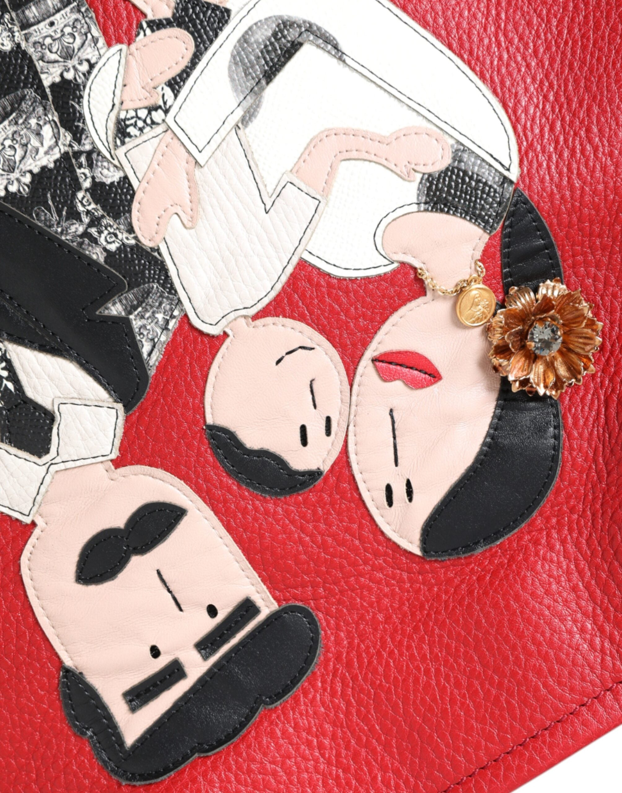 Dolce & Gabbana Red Leather