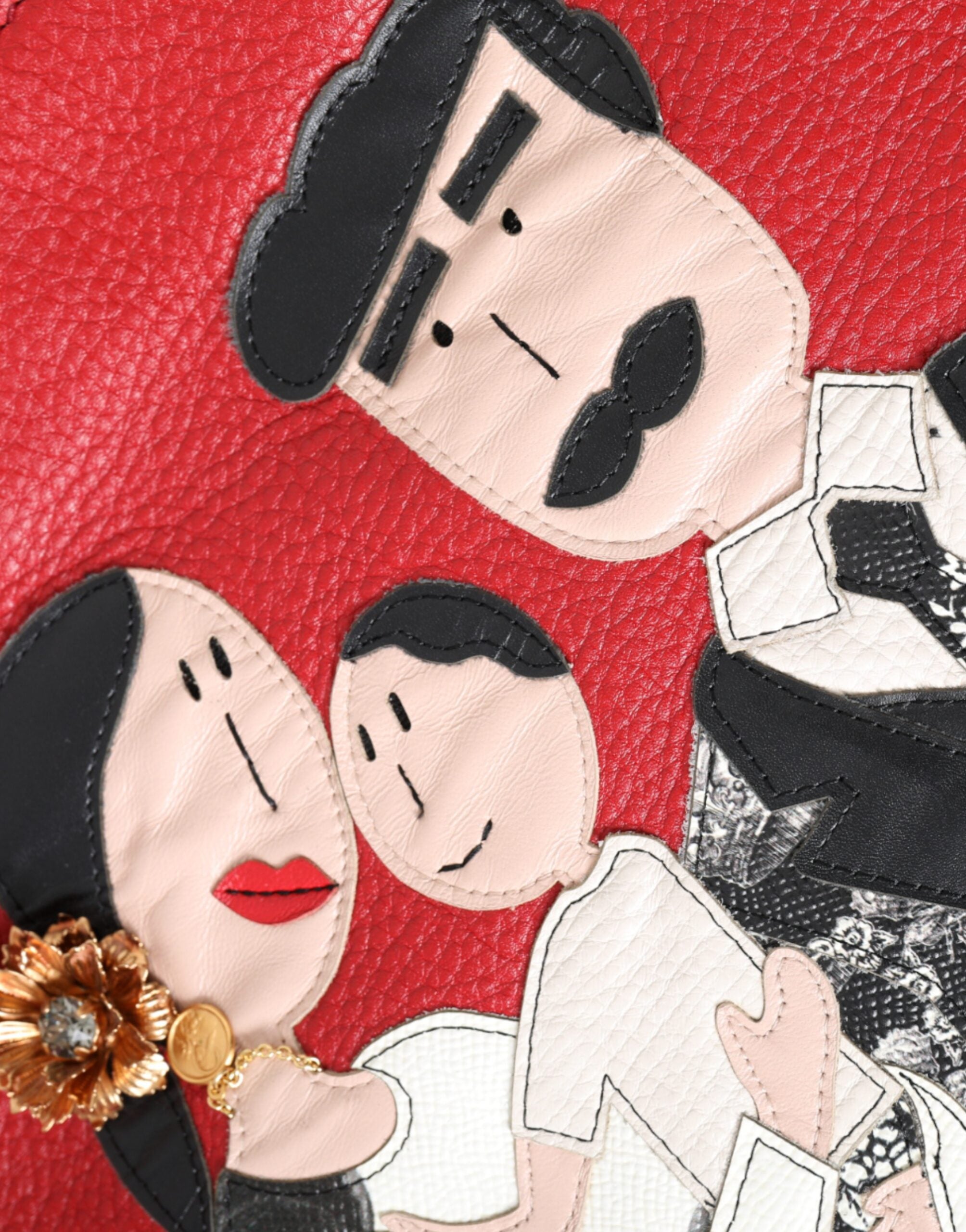 Dolce & Gabbana Red Leather