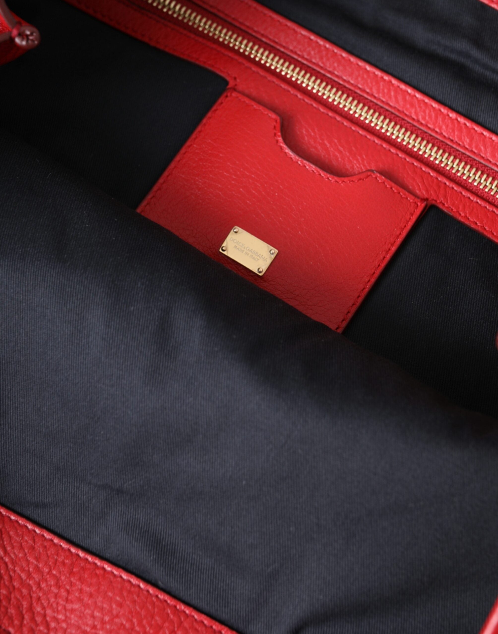 Dolce & Gabbana Red Leather