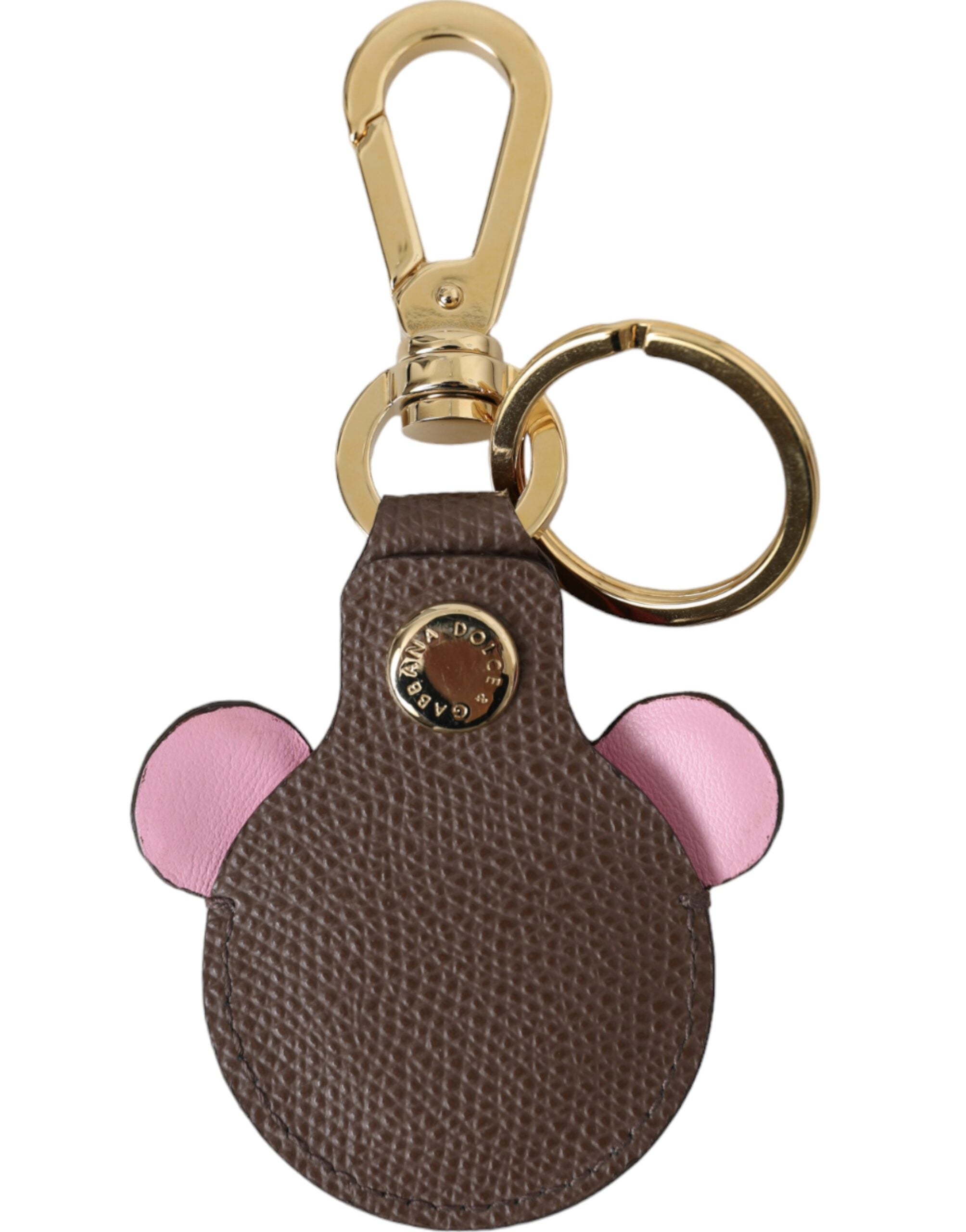 Dolce & Gabbana Multicolor Dauphine Kalvskinn DG Logotyp Nyckelring