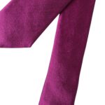 Dolce & Gabbana Lila Enfärgad Satin Siden Justerbar Herrslips