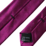 Dolce & Gabbana Lila Enfärgad Satin Siden Justerbar Herrslips