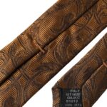 Dolce & Gabbana Brun Blommig Slips i 100 % Siden, Justerbar Herrslips