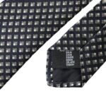 Dolce & Gabbana Svart 100% Siden Mönstrad Justerbar Herrslips