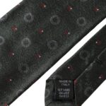 Dolce & Gabbana Mörkgrå 100% Siden Fantasy Justerbar Slips Herr