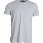 Dolce & Gabbana Vit bomulls-t-shirt med rund hals och kort ärm