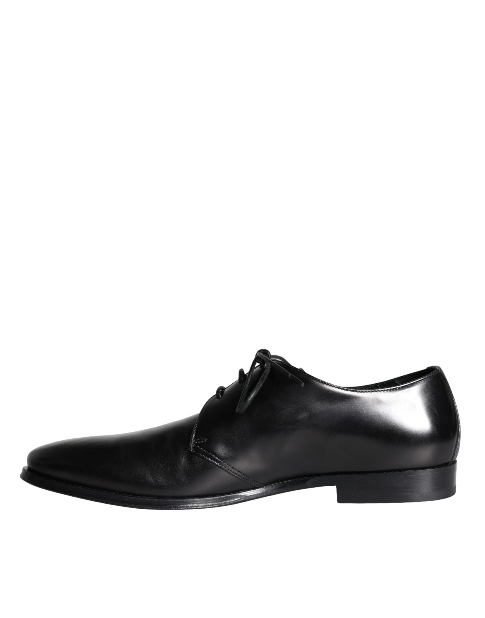 Dolce & Gabbana Svarta Derbyskor i Kalvskinn och Läder för Herr