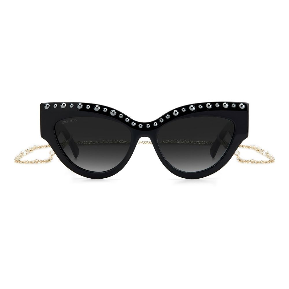 Jimmy Choo svarta acetatsolglasögon