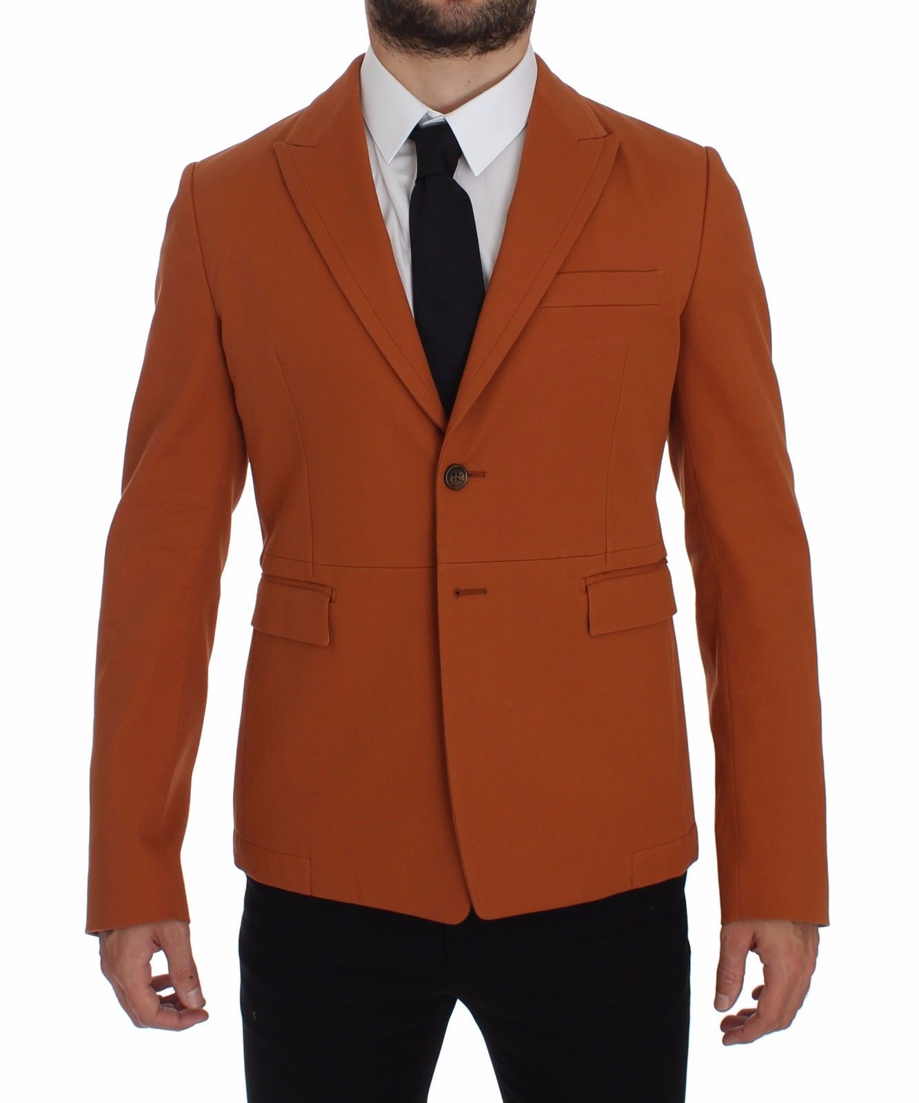 Dolce & Gabbana Orange Bomullsstretchkavaj