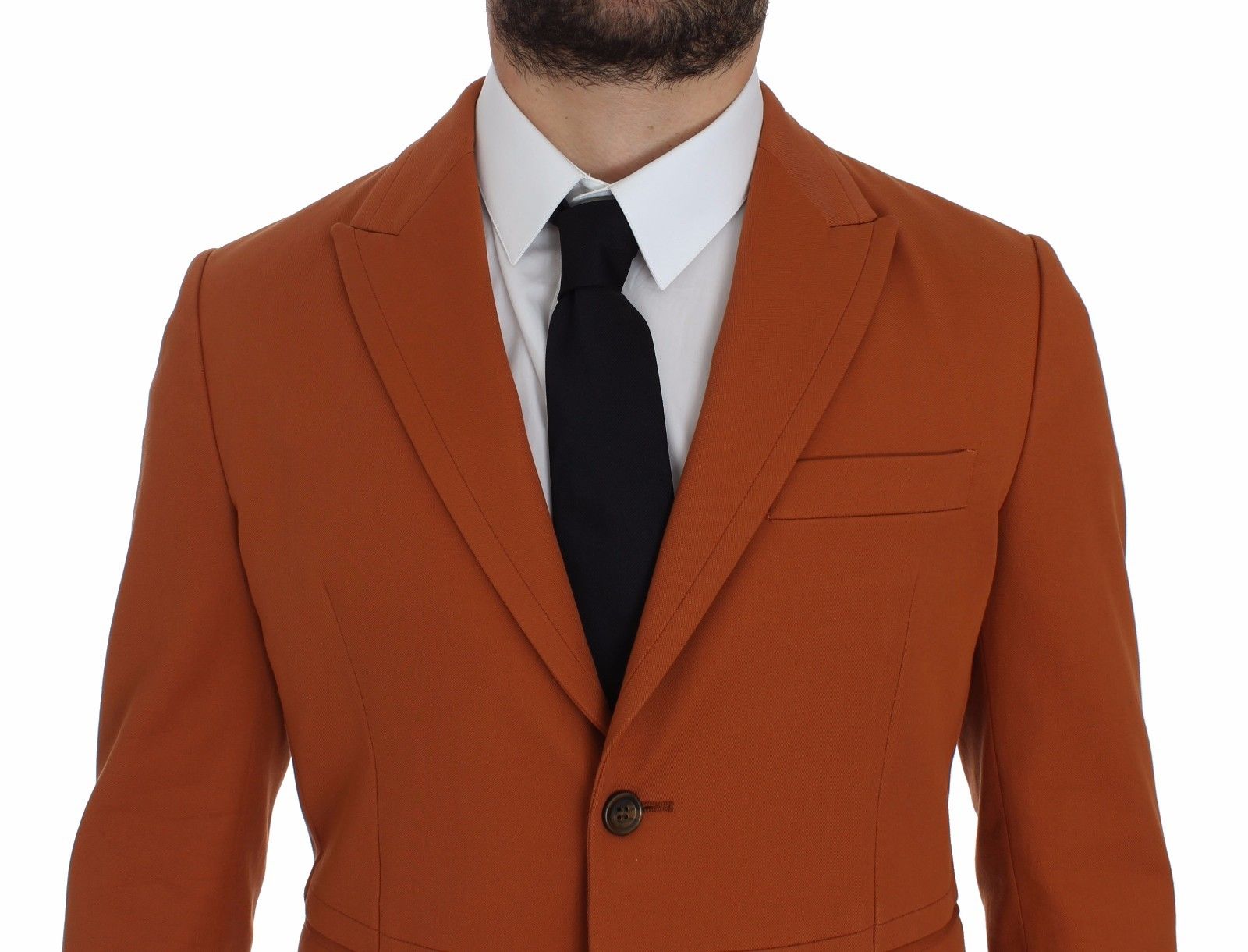 Dolce & Gabbana Orange Bomullsstretchkavaj