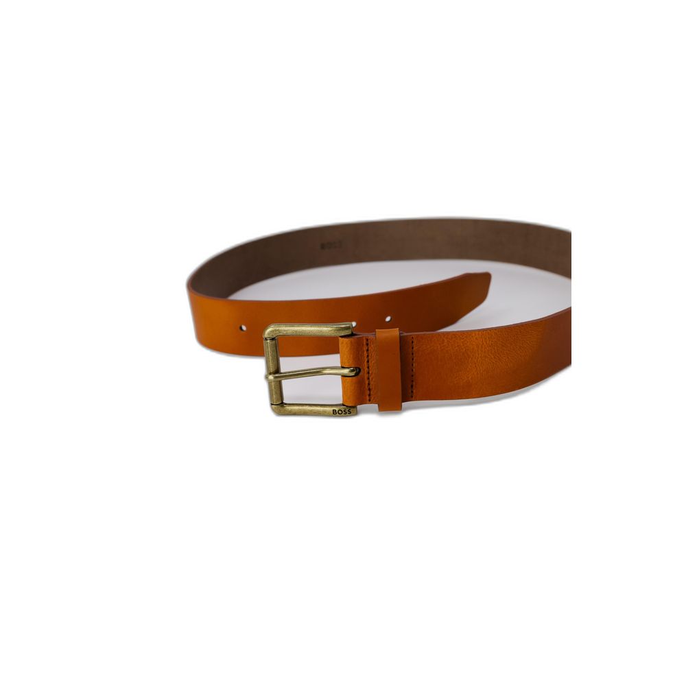Hugo Boss Beige Läderbälte