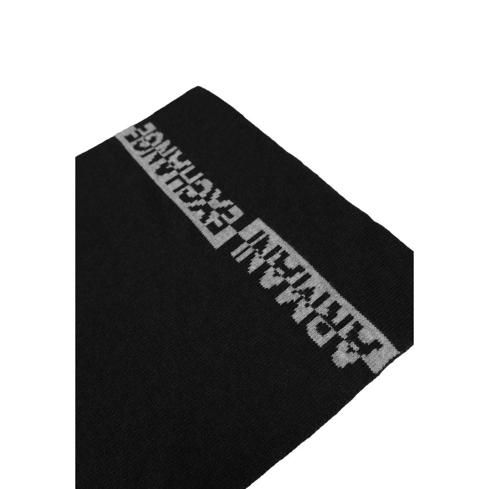 Armani Exchange svart polyamidhalsduk