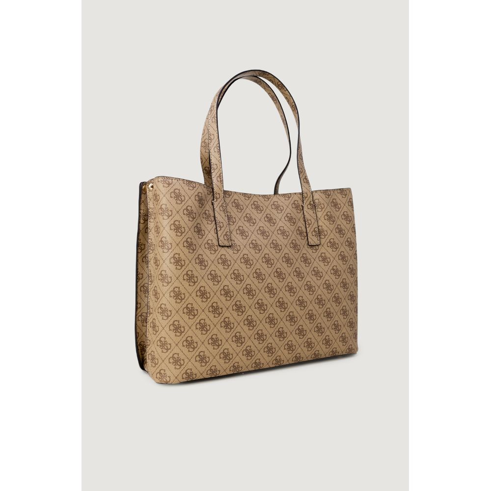 Guess beige polyetenhandväska